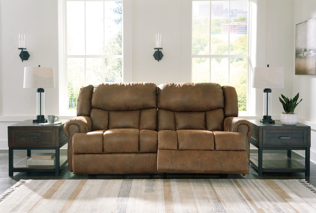 Sectionals for Less - Ashley Furniture - Boothbay Living Room - 2 Seat Reclining Power Sofa / Auburn - 4470447