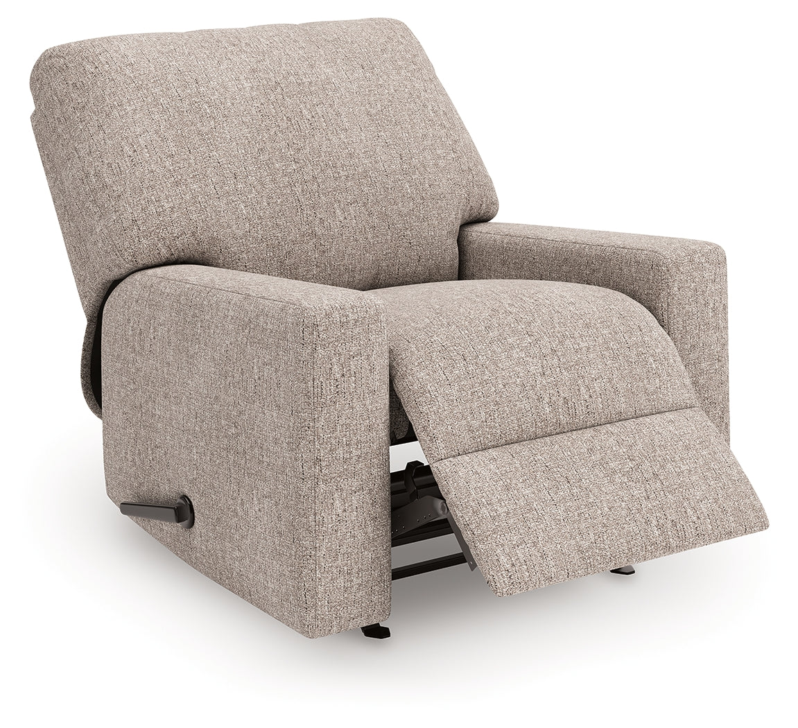 Sectionals for Less - Ashley Furniture - Newellen Living Room - Rocker Recliner / Hemp - 4840425