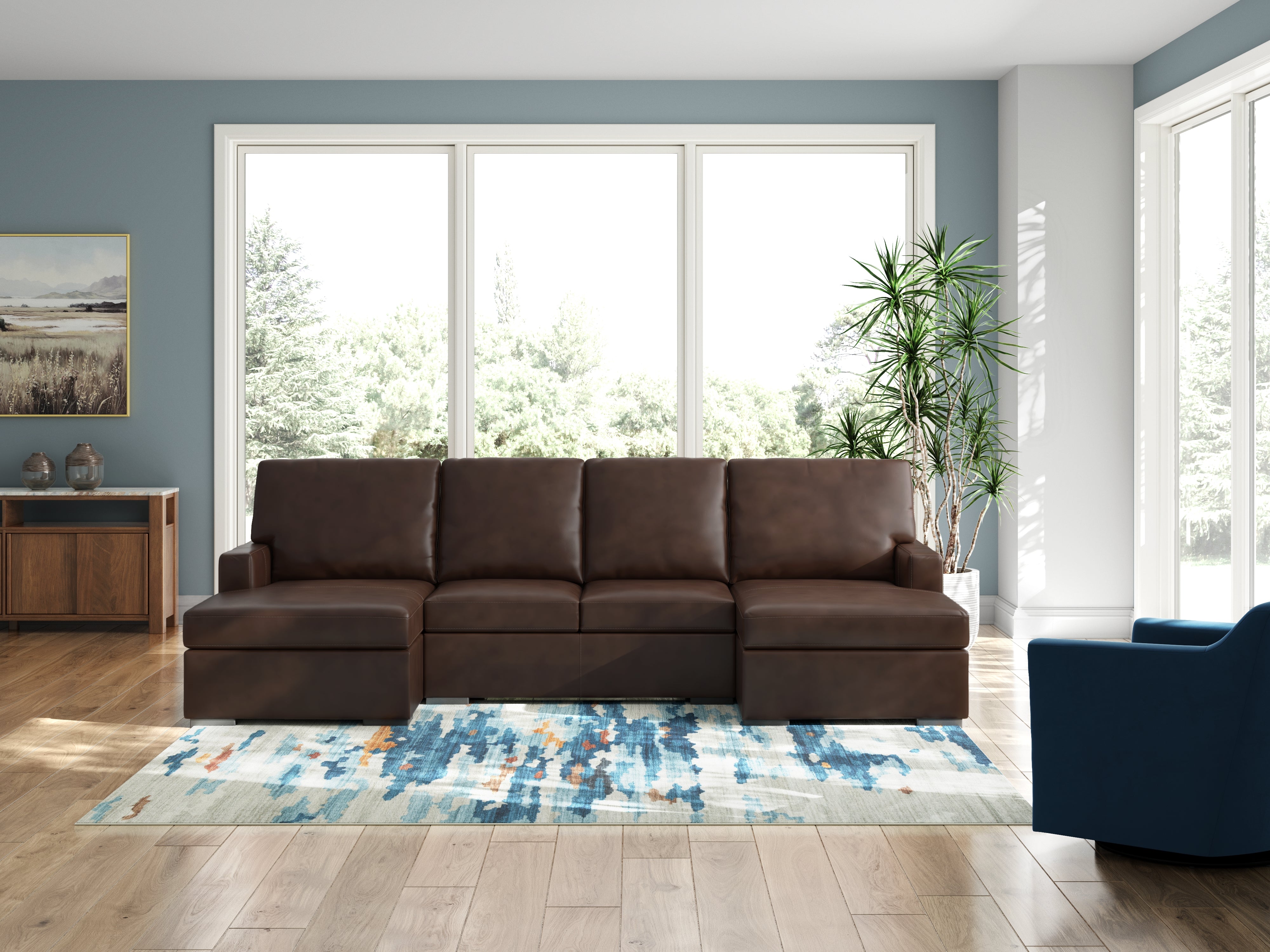 Sectionals for Less - Ashley Furniture - McDowlan Sectional - RAF 3-Piece Sectional with Double Chaise / Coffee - PC48504S3