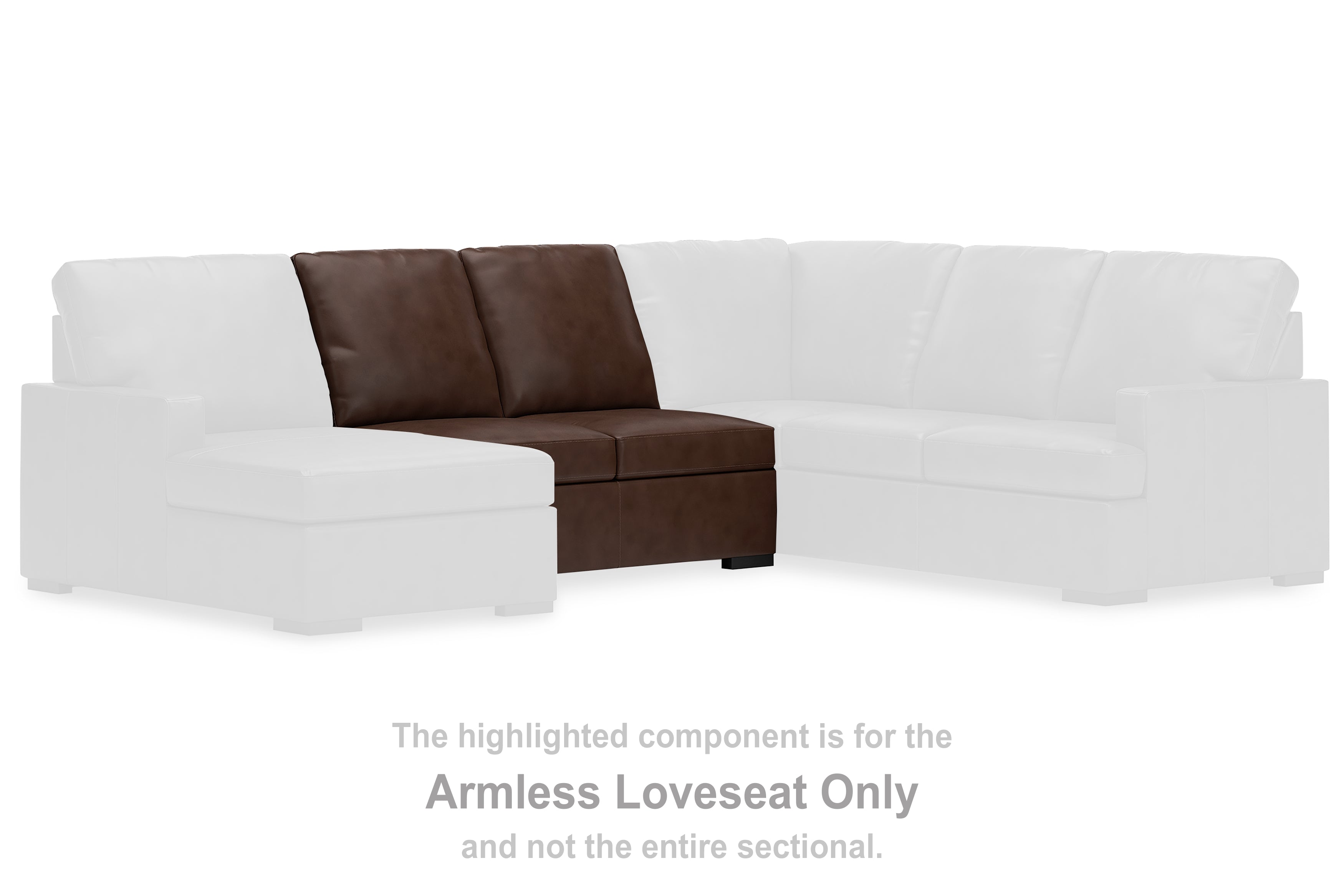 Sectionals for Less - Ashley Furniture - McDowlan Sectional - Armless Loveseat / Coffee - PC4850434