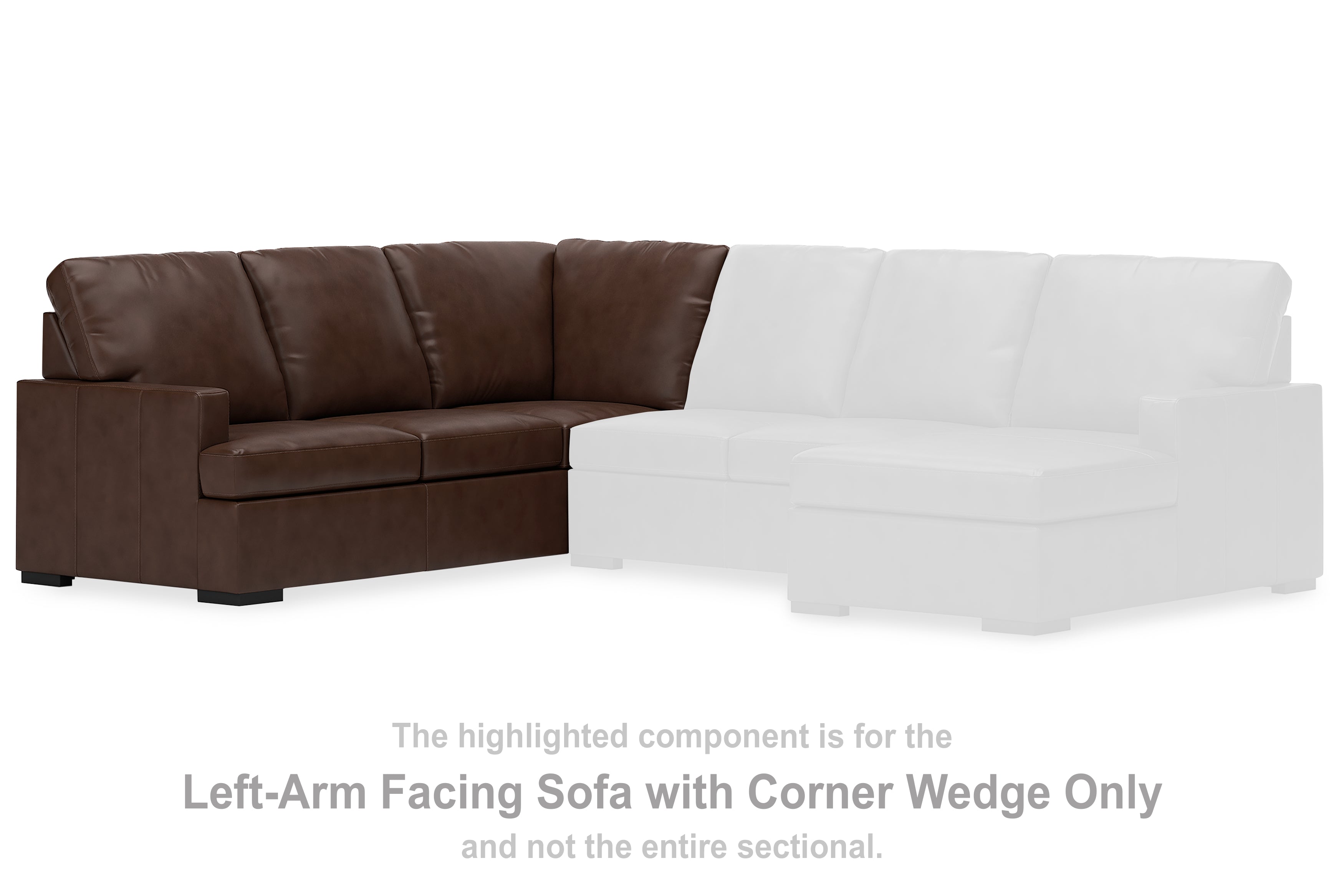 Sectionals for Less - Ashley Furniture - McDowlan Sectional - LAF Sofa w/Corner Wedge / Coffee - PC4850448