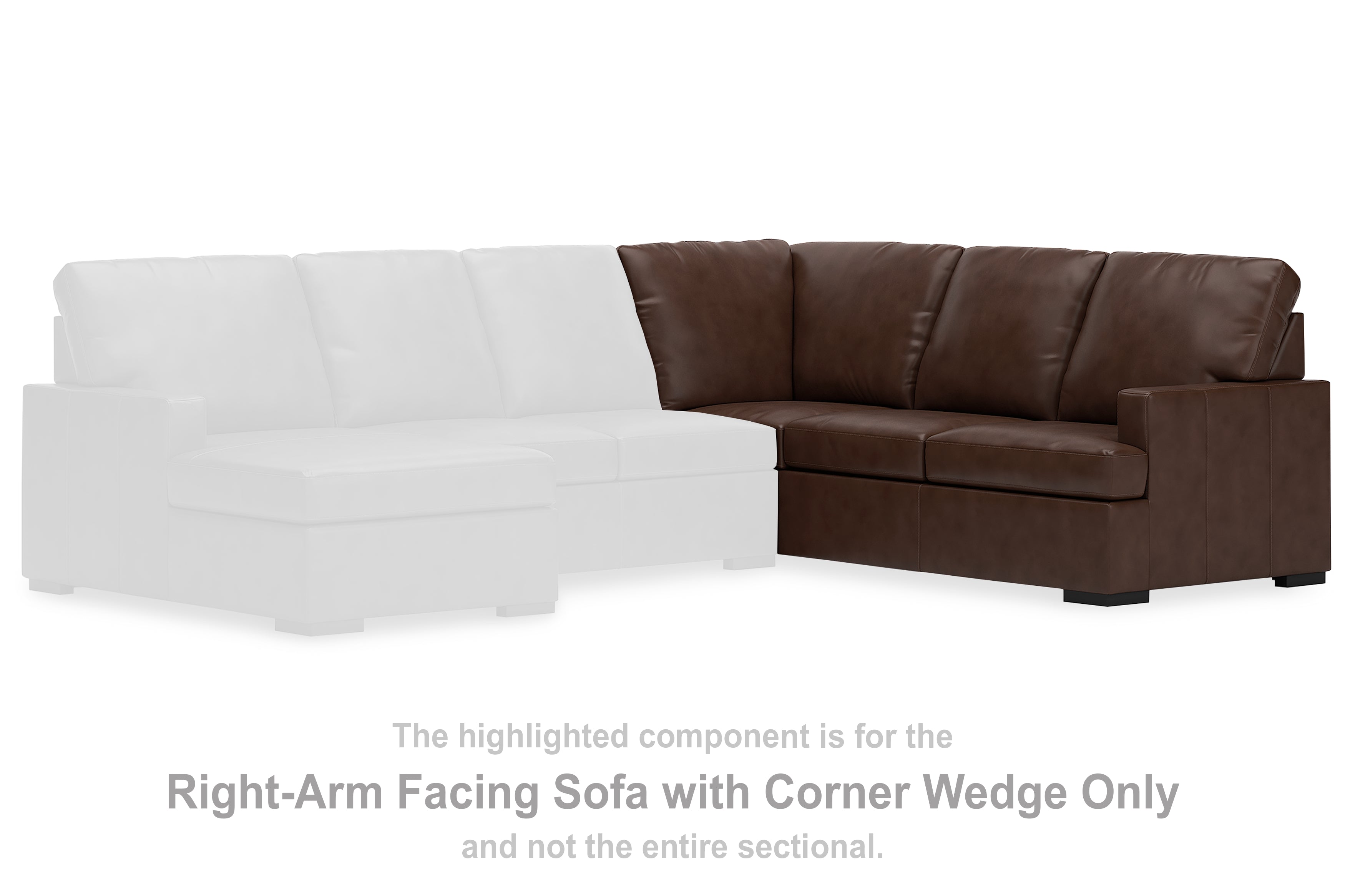 Sectionals for Less - Ashley Furniture - McDowlan Sectional - RAF Sofa w/Corner Wedge / Coffee - PC4850449