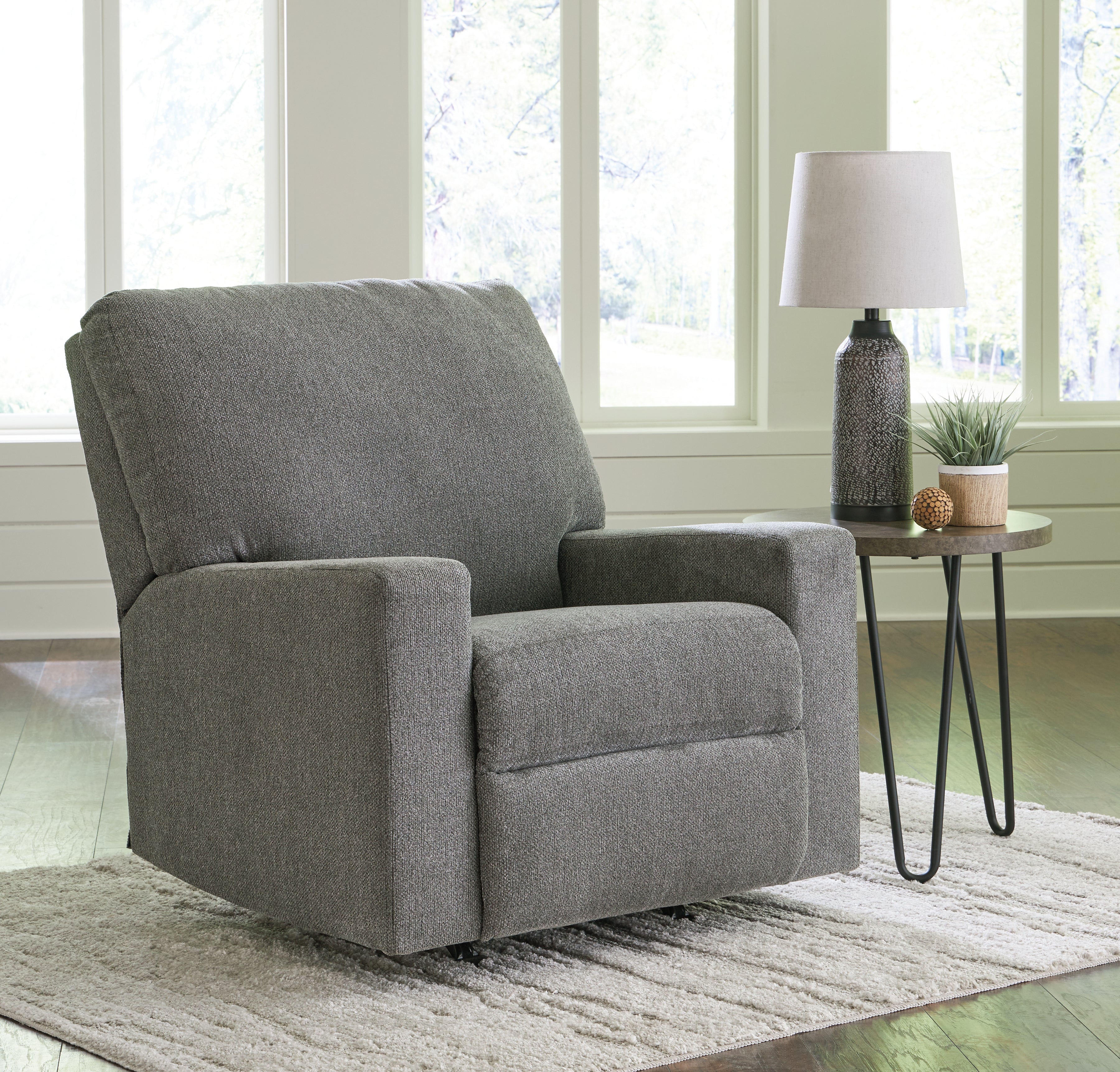 Sectionals for Less - Ashley Furniture - Deltona Living Room - Rocker Recliner / Graphite - 5120525
