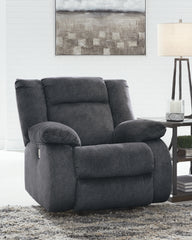 Sectionals for Less - Ashley Furniture - Burkner Living Room - Power Rocker Recliner / Marine - 5380498