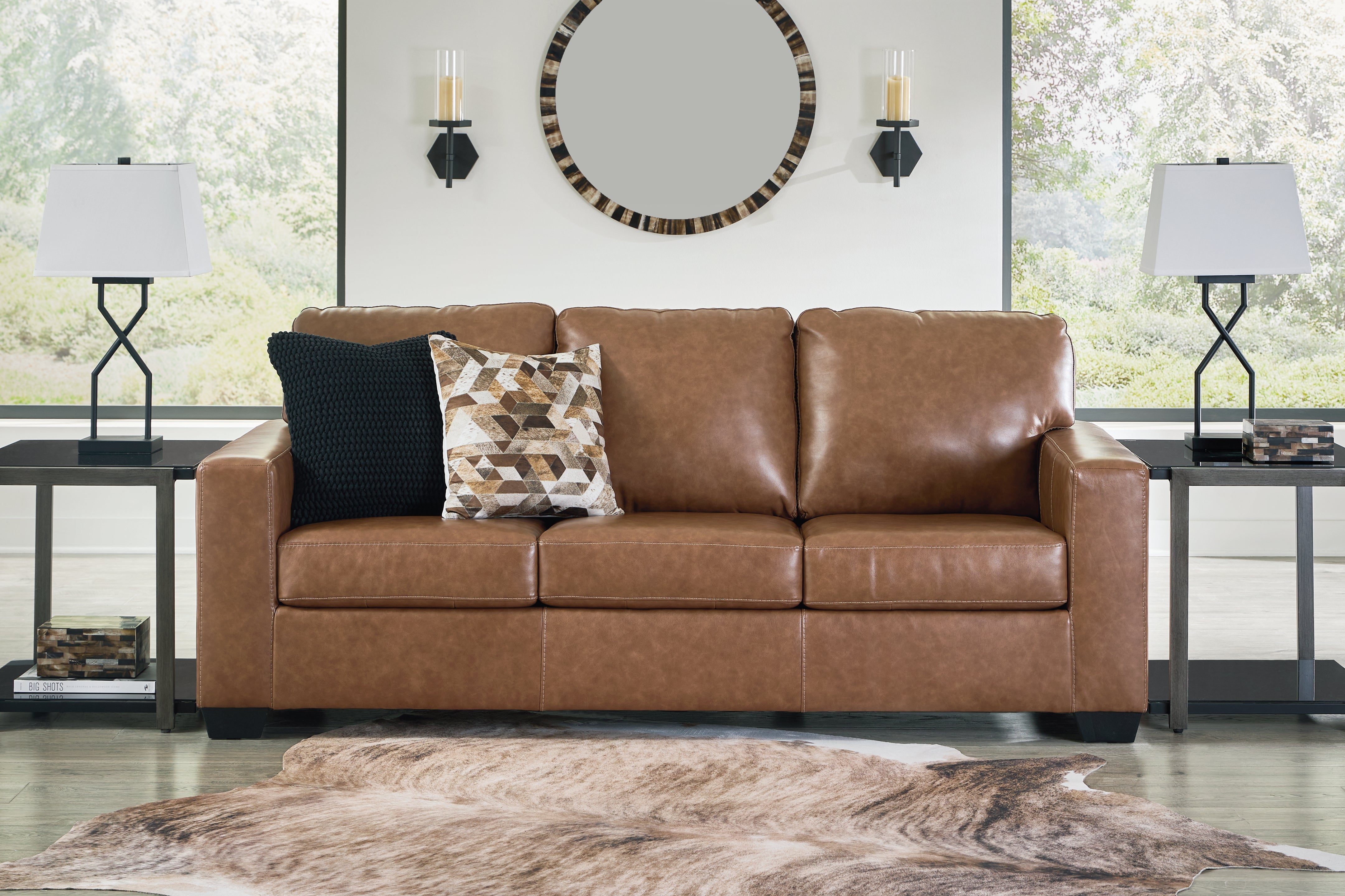 Sectionals for Less - Ashley Furniture - Bolsena Living Room - Sofa / Caramel - 5560338