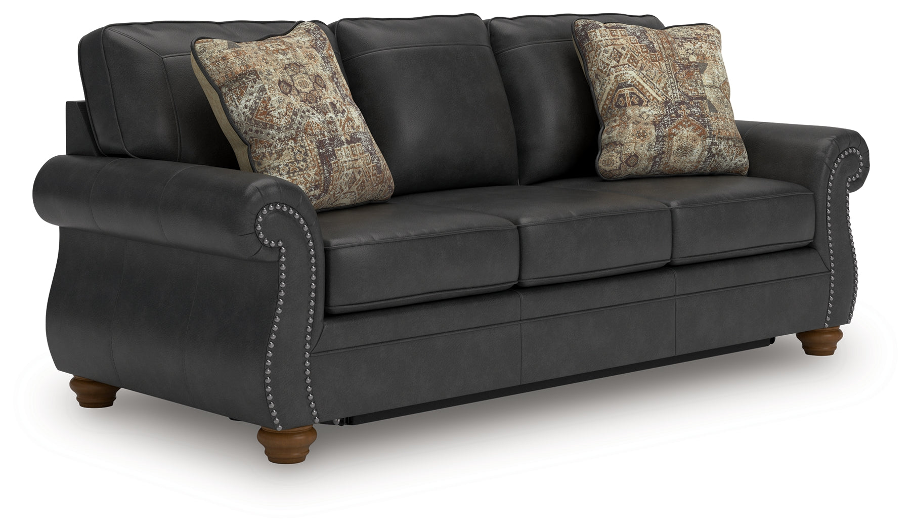 Sectionals for Less - Ashley Furniture - Chasemore Living Room - Queen Sofa Sleeper / Granite - PC5590339