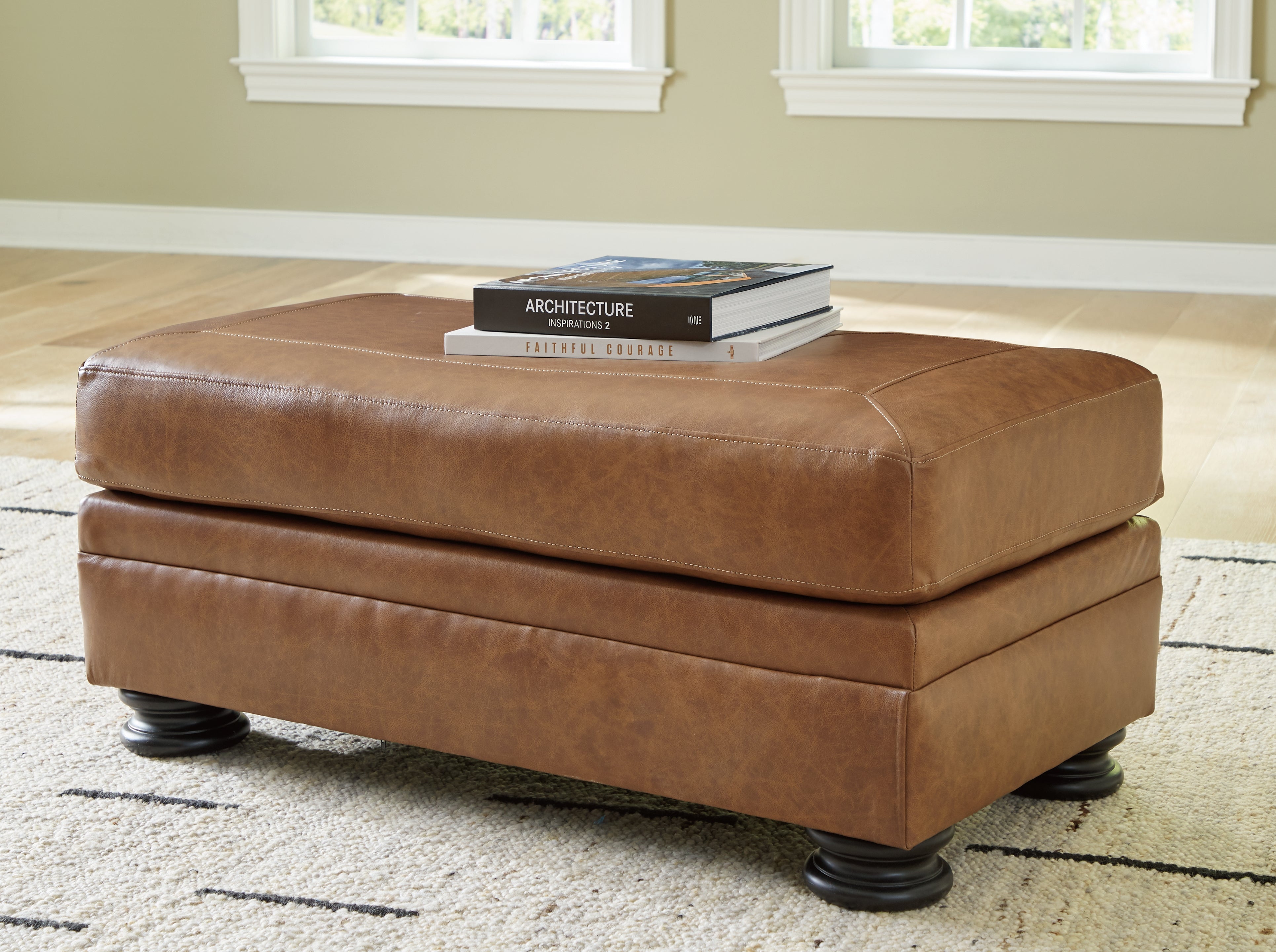 Sectionals for Less - Ashley Furniture - Carianna Living Room - Ottoman / Caramel - 5760414