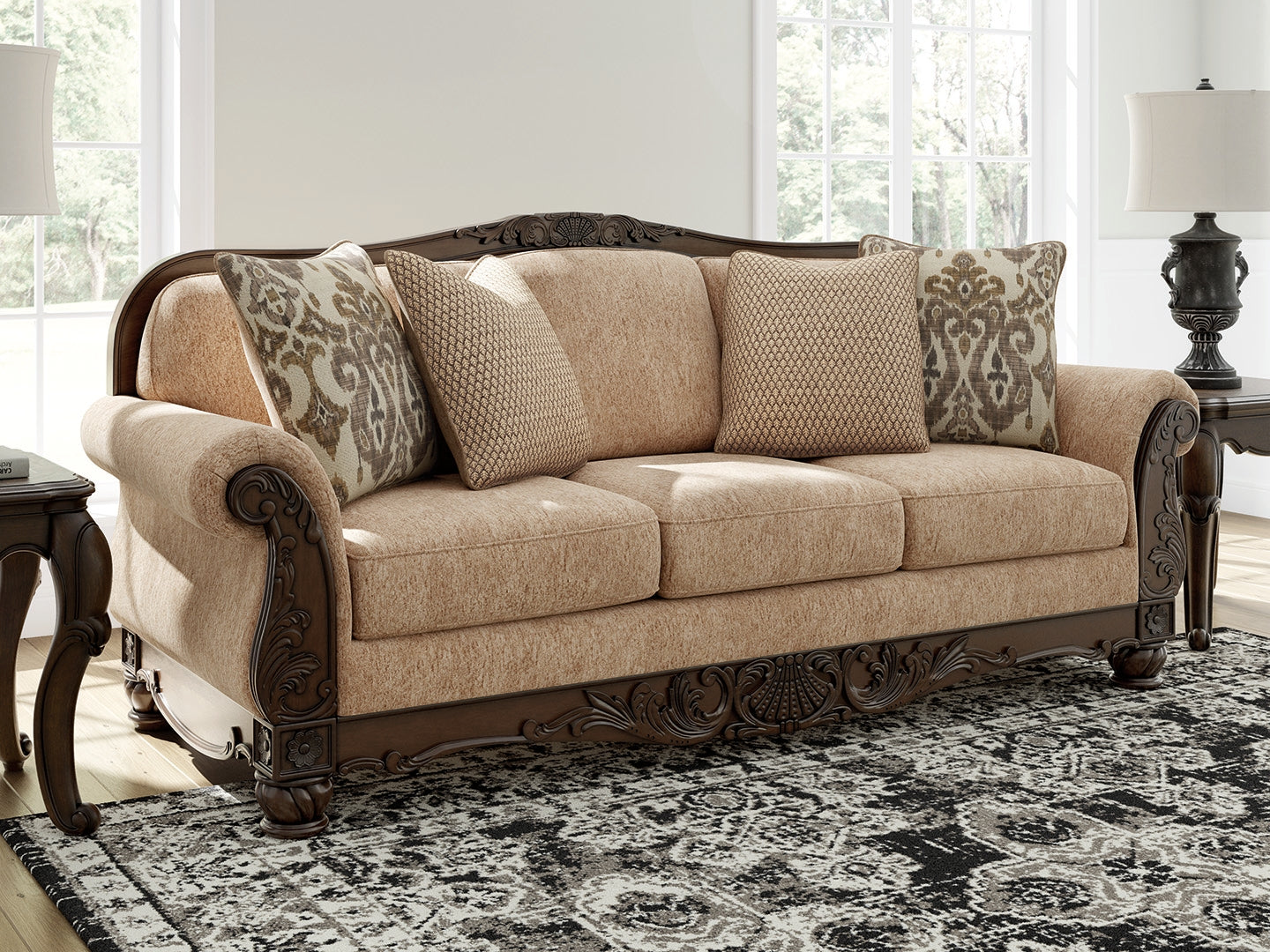 Sectionals for Less - Ashley Furniture - Chelsworth Living Room - Sofa / Golden - PC5790538
