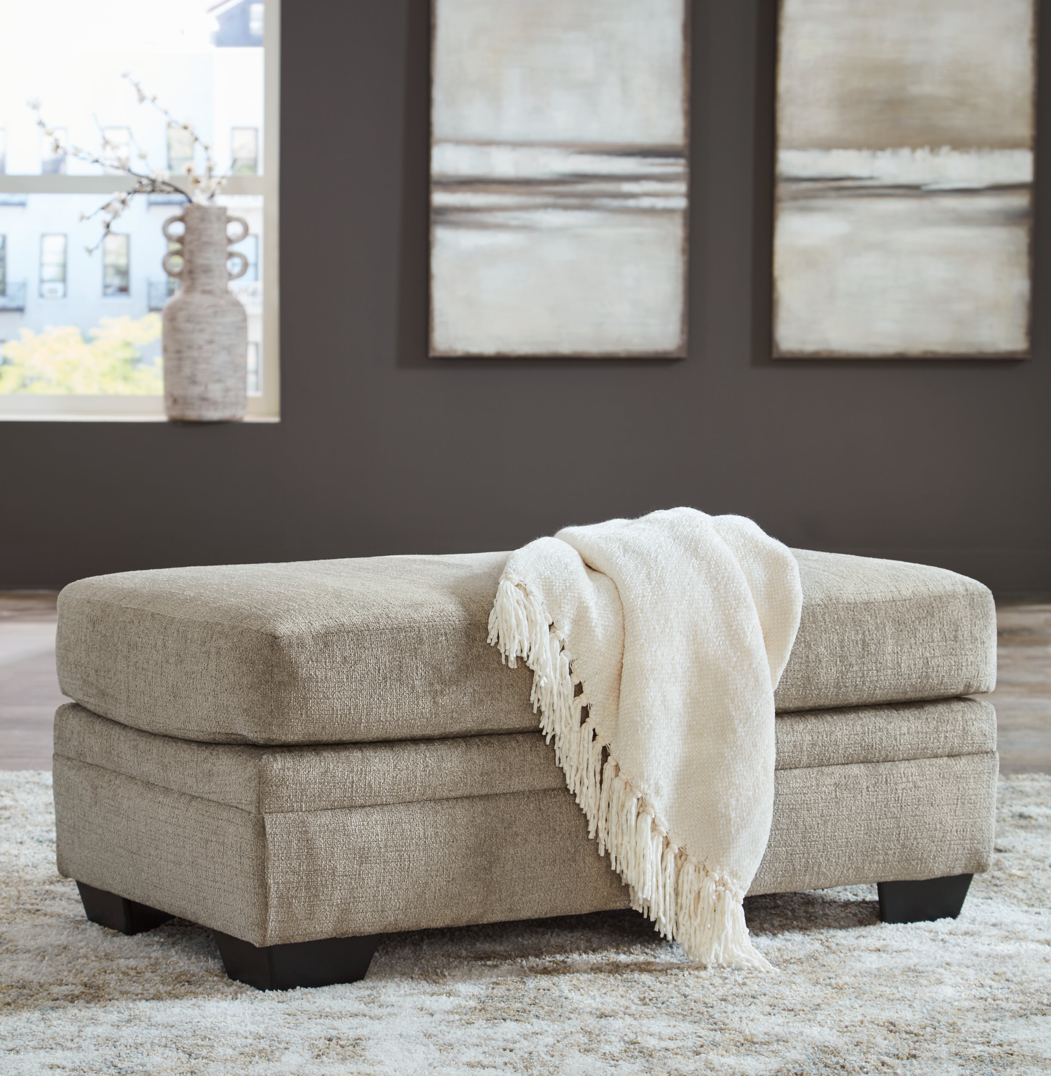 Sectionals for Less - Ashley Furniture - Stonemeade Living Room - Ottoman / Taupe - 5950414
