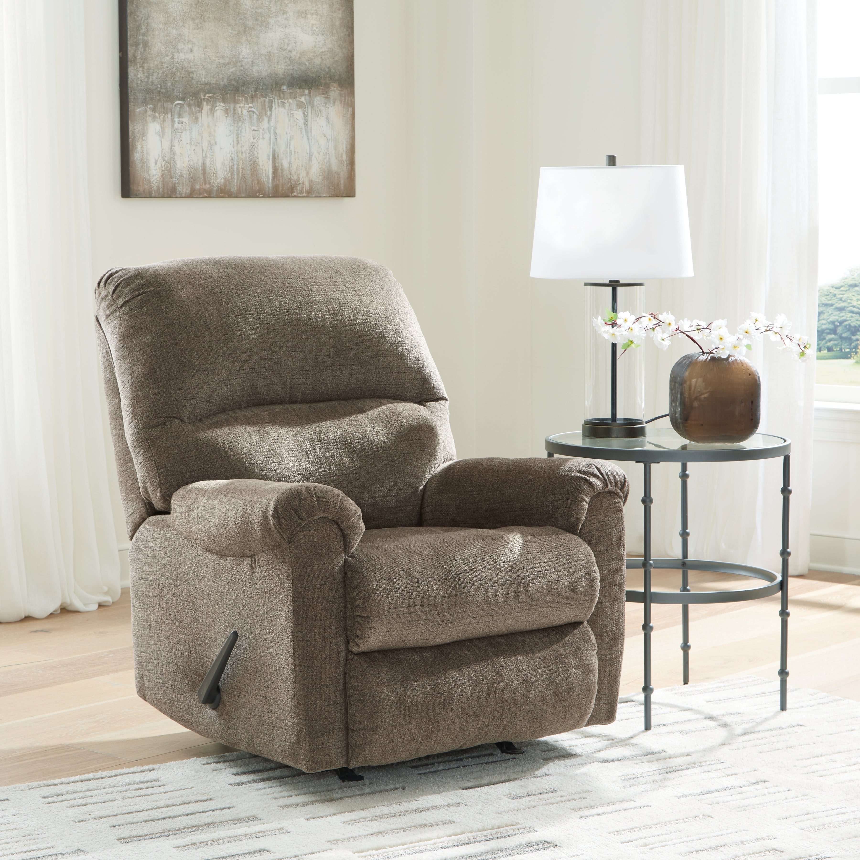 Sectionals for Less - Ashley Furniture - Stonemeade Living Room - Rocker Recliner / Nutmeg - 5950525