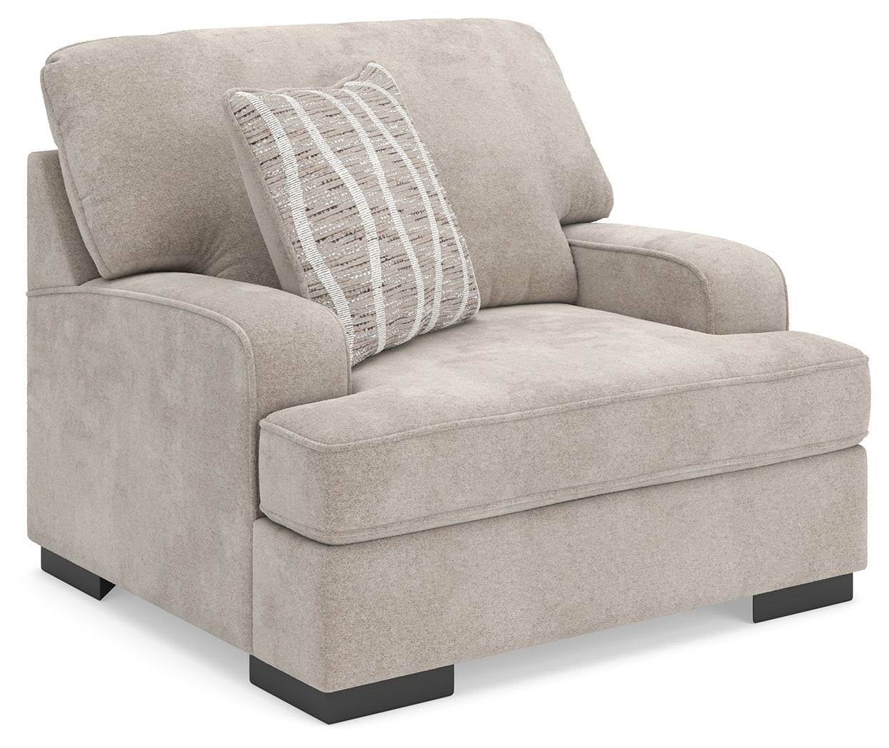 Sectionals for Less - Ashley Furniture - High Profile Living Room - Chair and a Half / Taupe - 5990223