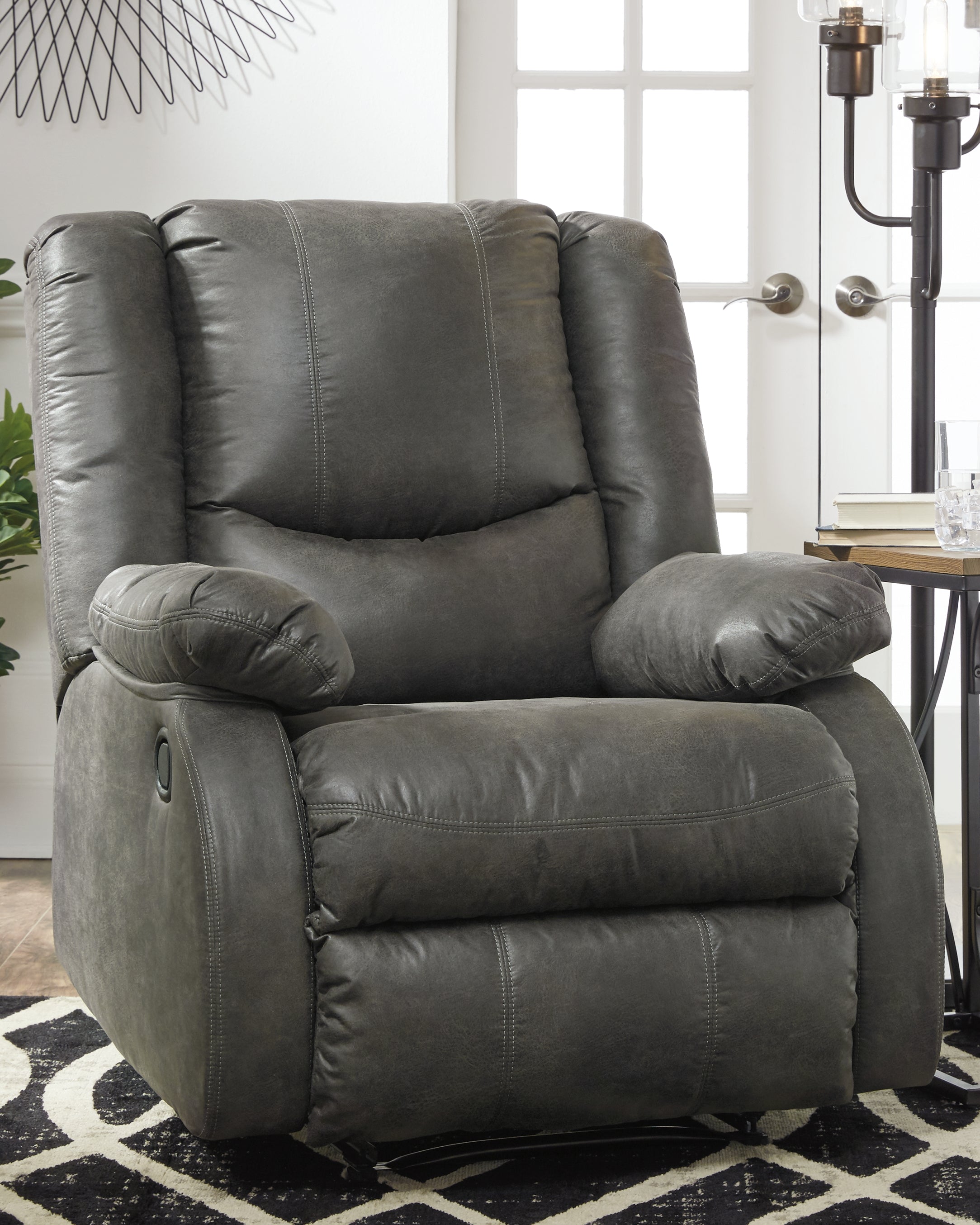 Sectionals for Less - Ashley Furniture - Bladewood Living Room - Zero Wall Recliner / Slate - 6030629
