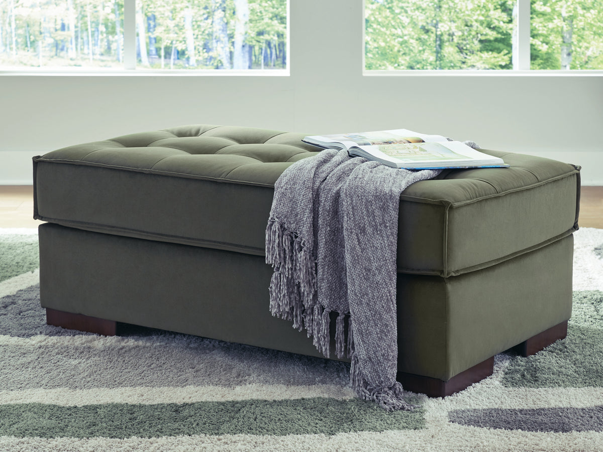 Sectionals for Less - Ashley Furniture - Caspian-Town Living Room - Oversized Accent Ottoman / Olive - PC6170208