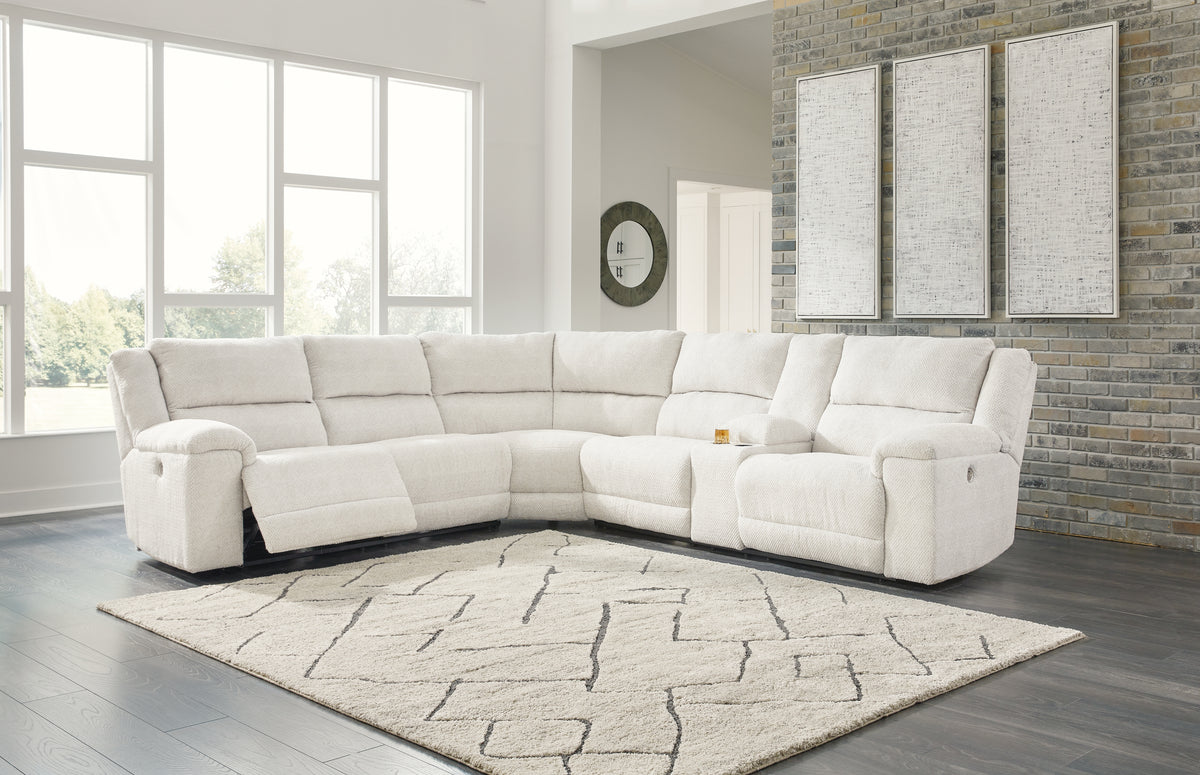 Sectionals for Less - Ashley Furniture - Keensburg Sectional - 3-Piece Power Reclining Sectional / Linen - 61807S2