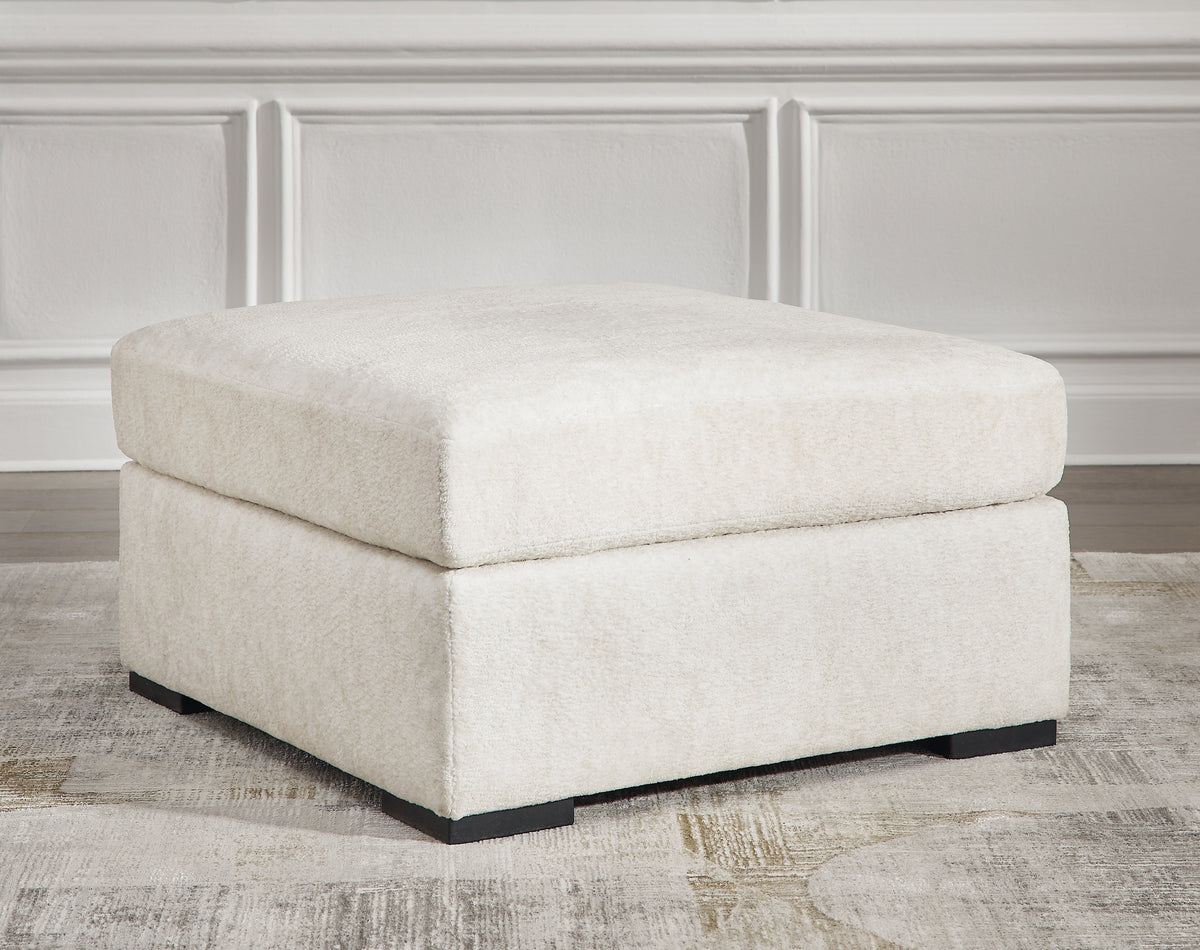 Sectionals for Less - Ashley Furniture - Chessington Living Room - Oversized Accent Ottoman / Ivory - 6190408