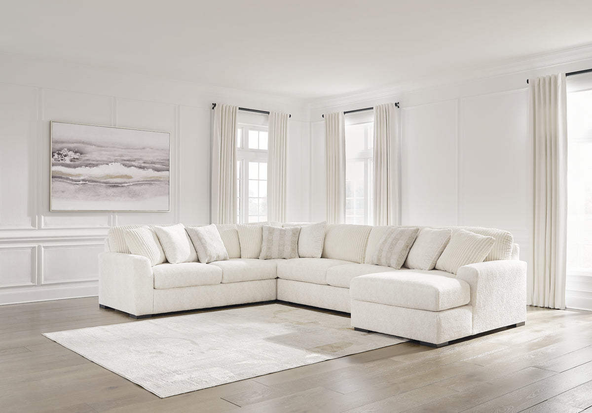 Sectionals for Less - Ashley Furniture - Chessington Sectional - LAF 3-Piece Sectional / Ivory - 61904S5
