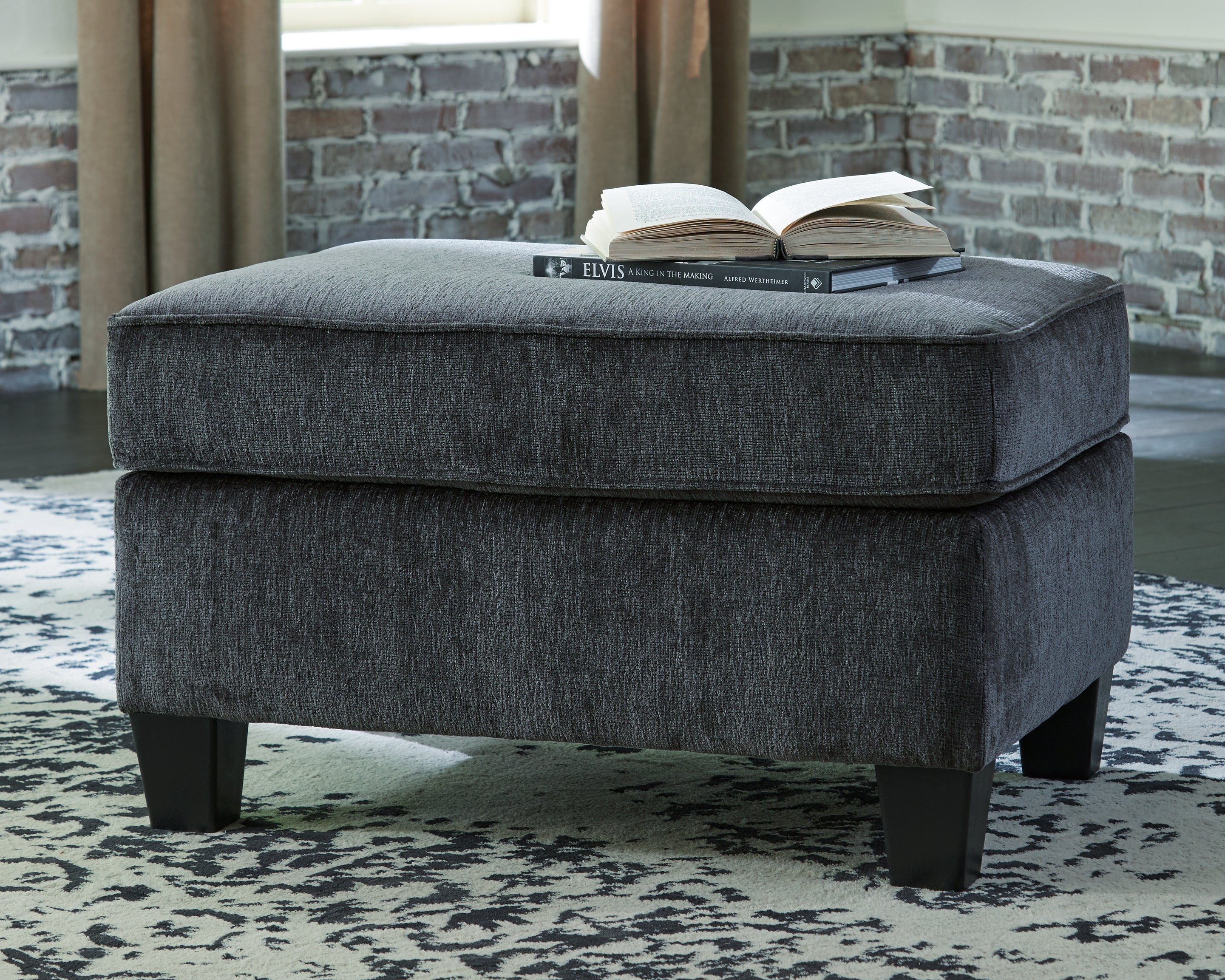 Sectionals for Less - Ashley Furniture - Abinger Living Room - Ottoman / Smoke - 8390514