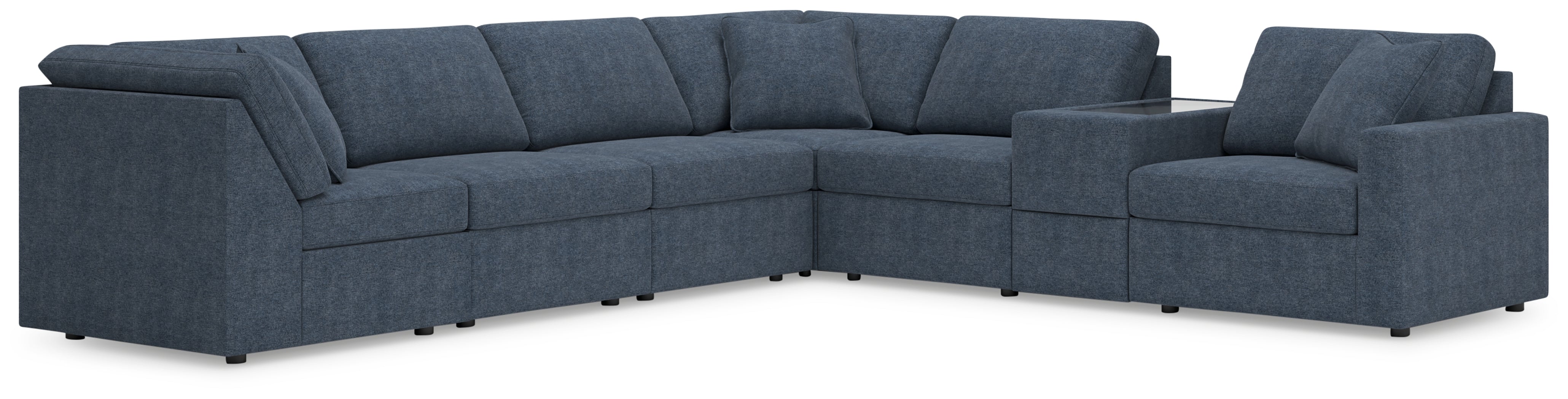 Sectionals for Less - Ashley Furniture - Modmax Sectional - 7-Piece Sectional / Ink - 92101S32