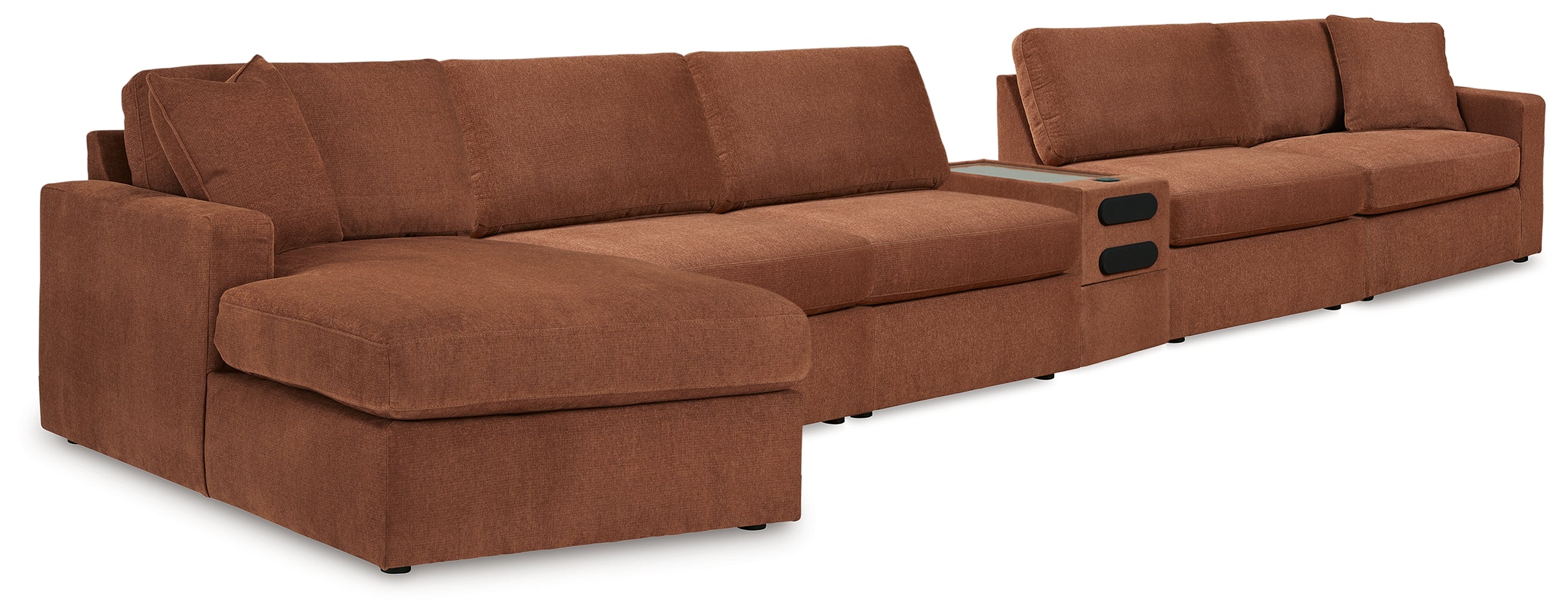 Sectionals for Less - Ashley Furniture - Modmax 6-Piece Sectional - 6-Piece Sectional / Spice - 92102U24