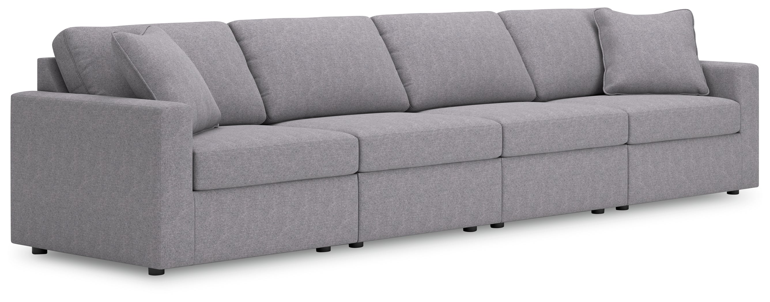 Sectionals for Less - Ashley Furniture - Modmax Sectional - RAF 4-Piece Sectional / Granite - 92104S10