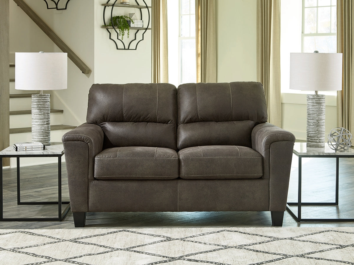 Sectionals for Less - Ashley Furniture - Navi Living Room - Loveseat / Smoke - 9400235
