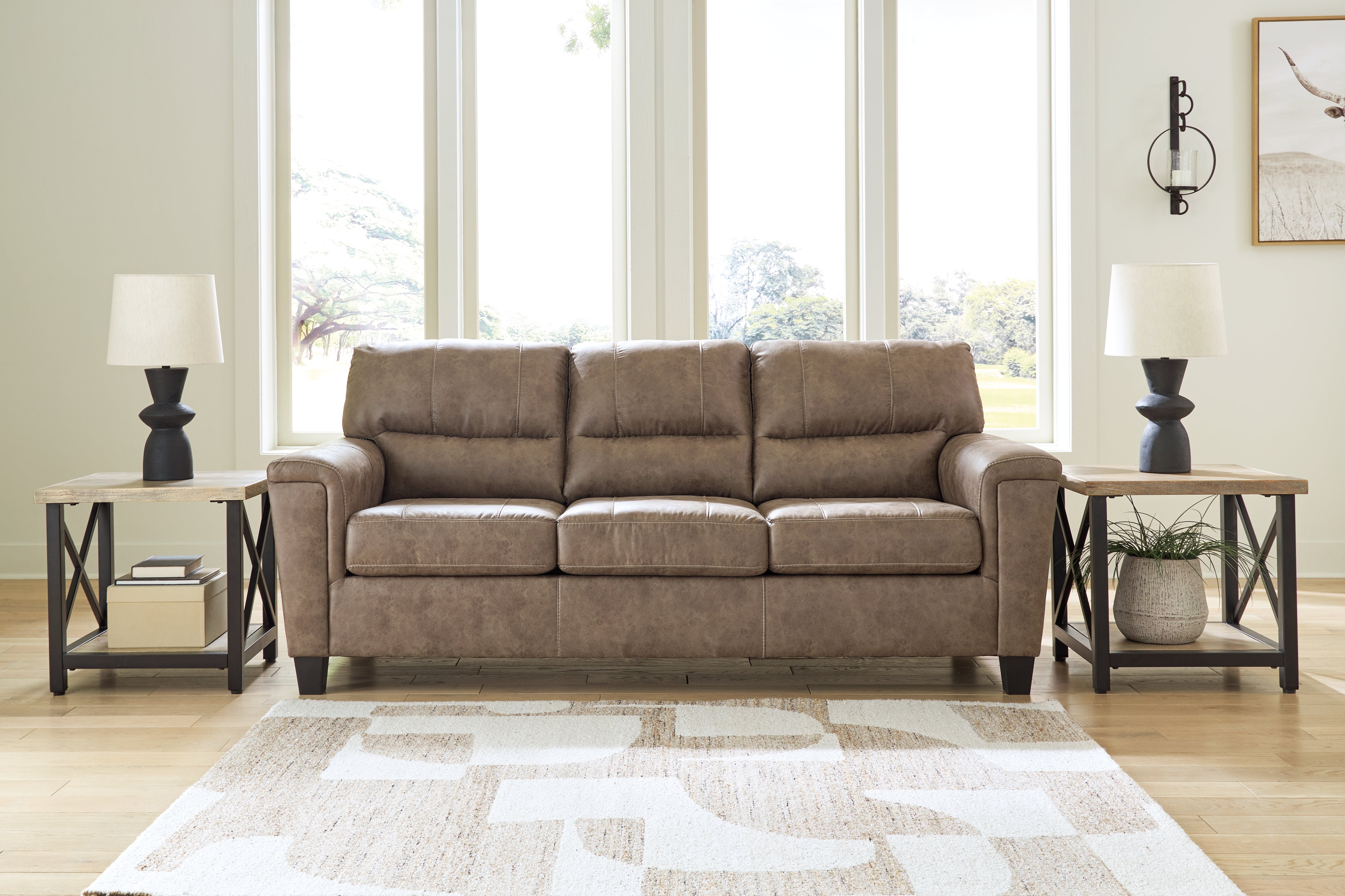 Sectionals for Less - Ashley Furniture - Navi Living Room - Sofa / Fossil - 9400438