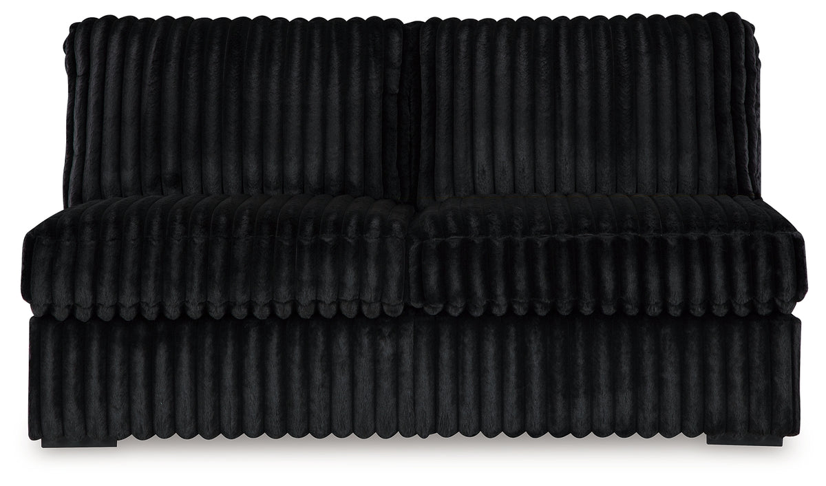 Sectionals for Less - Ashley Furniture - Midnight-Madness 4-Piece Sectional - 4-Piece Sectional / Onyx - 98103U11