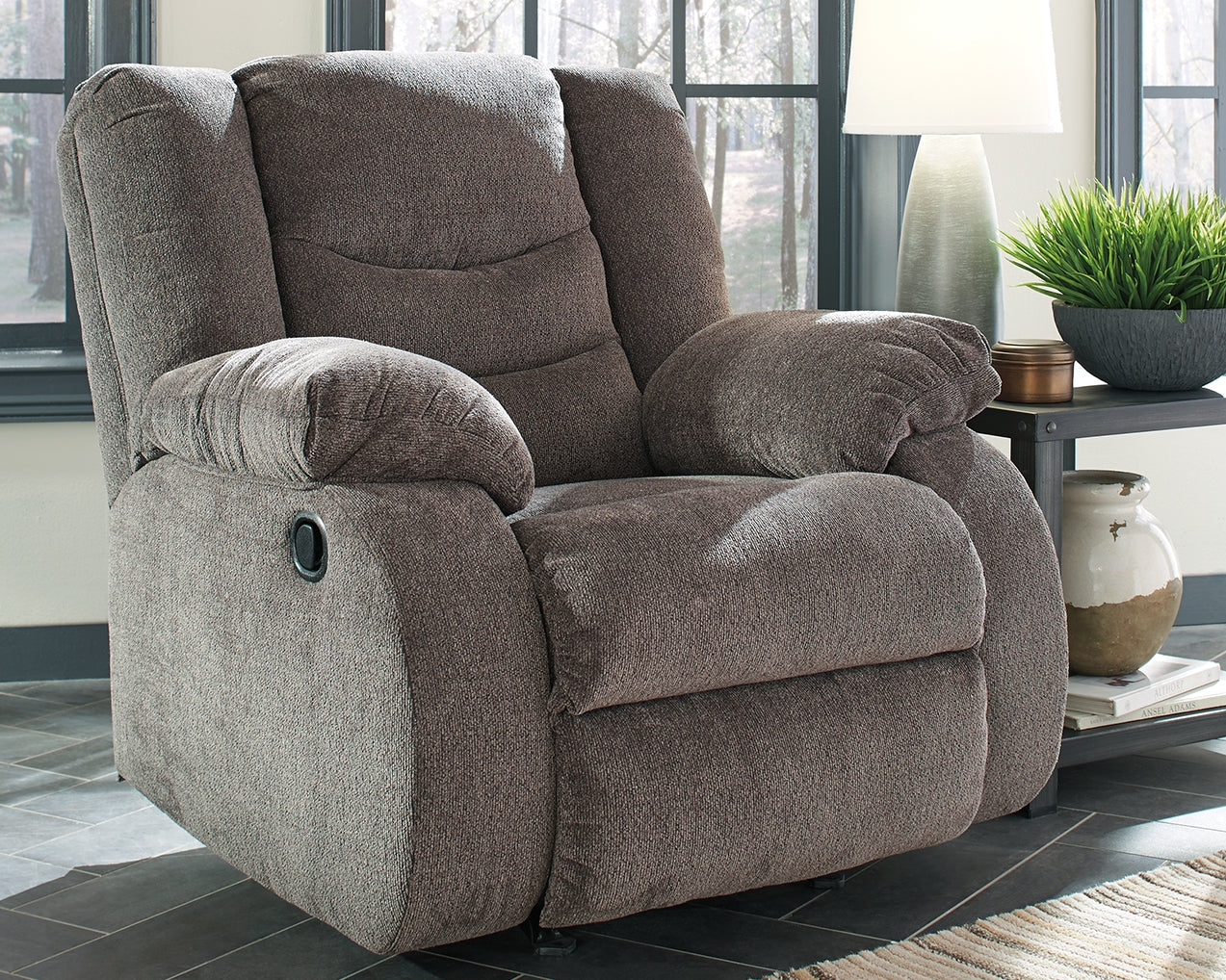 Sectionals for Less - Ashley Furniture - Tulen Living Room - Rocker Recliner / Gray - 9860625