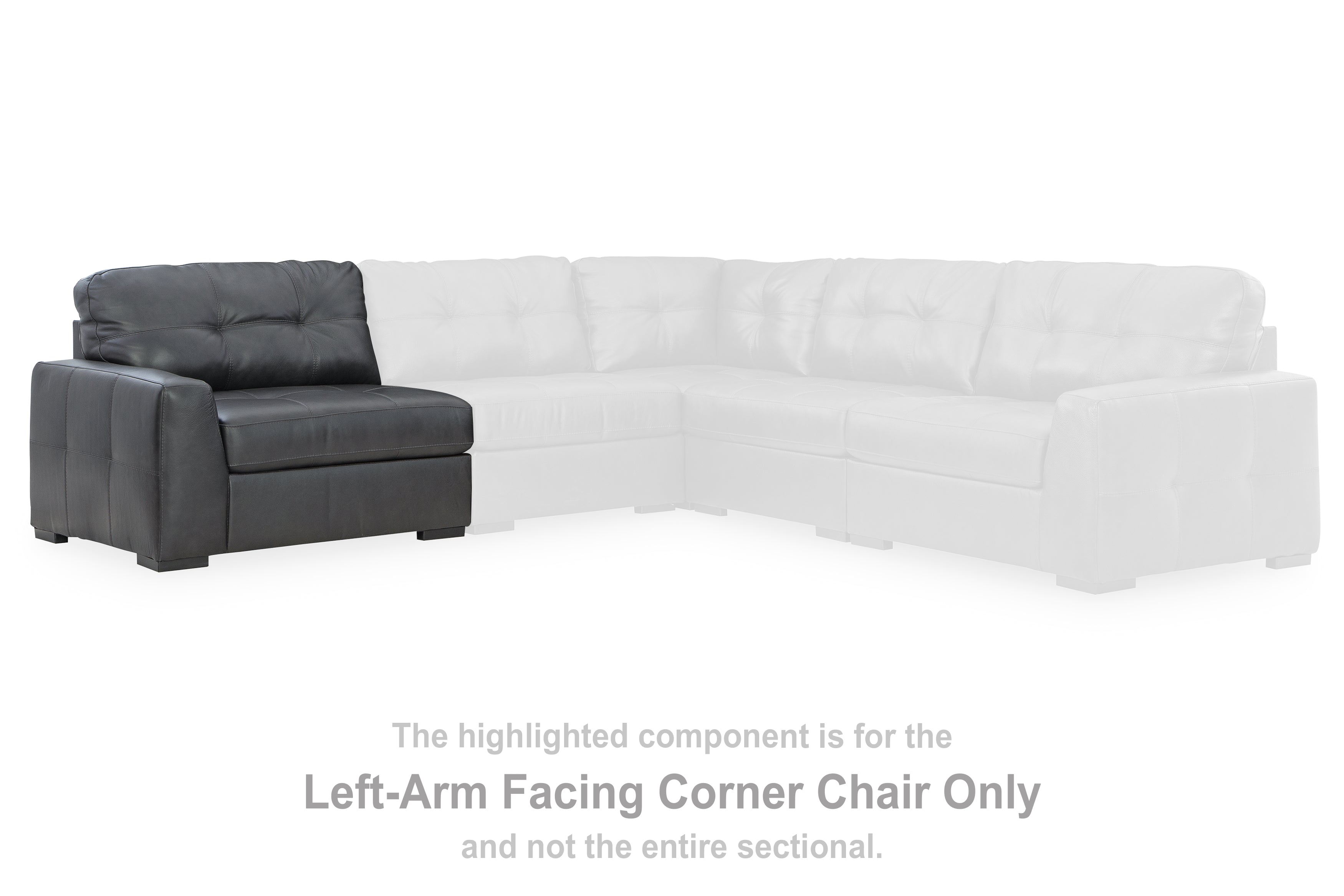 Sectionals for Less - Ashley Furniture - Brindley Pier Sectional - LAF Corner Chair / Fog - 9950364