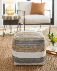 Sectionals for Less - Ashley Furniture - Josalind Pouf - Pouf / Multi - A1000935