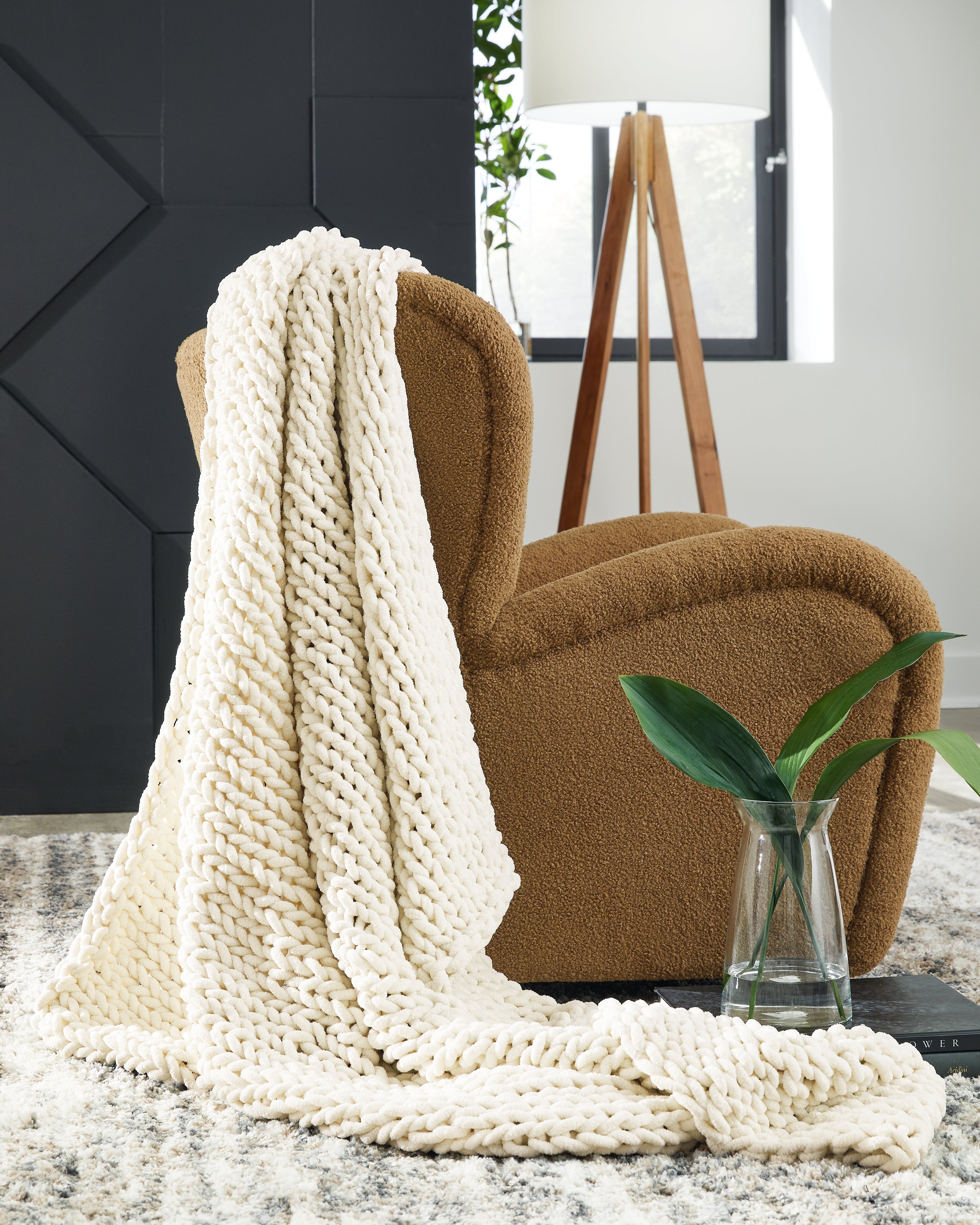 Sectionals for Less - Ashley Furniture - Chaddon Throw - Throw / Ivory - A1001060T