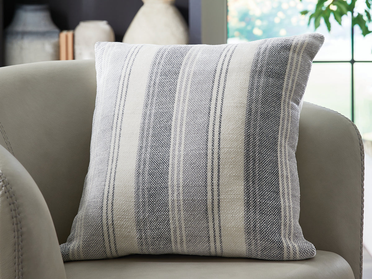 Sectionals for Less - Ashley Furniture - Adikus Pillows - Pillow (4/CS) / Blue/Gray/White - A1001126