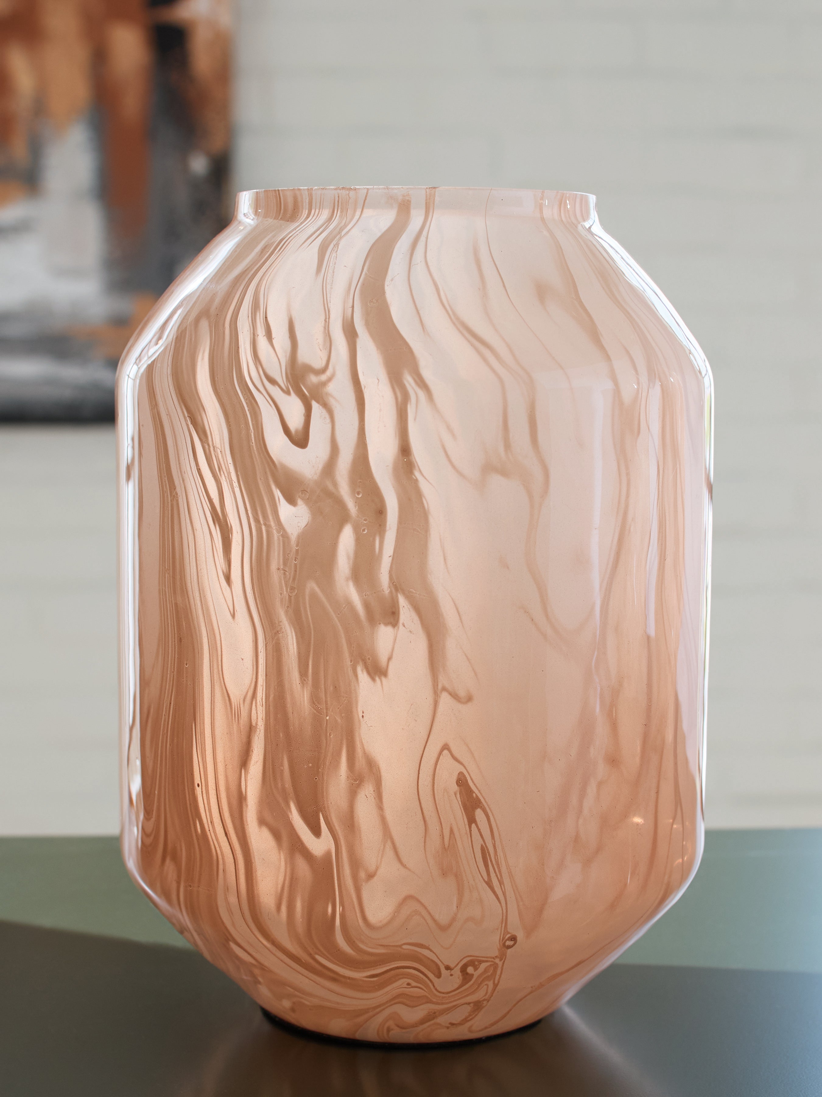 Sectionals for Less - Ashley Furniture - Dushby Vase - Vase / Blush Pink - A2000728