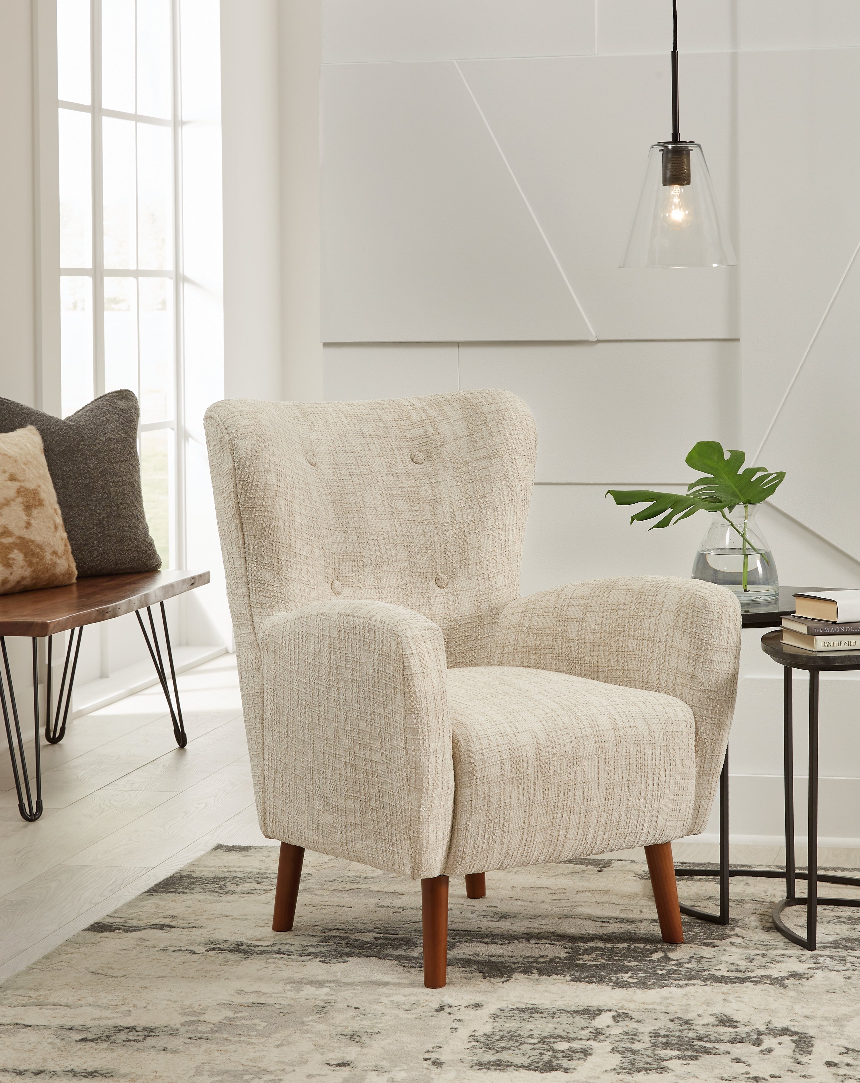 Sectionals for Less - Ashley Furniture - Jemison Next-Gen Nuvella Accent Chair - Accent Chair / Dune - A3000638