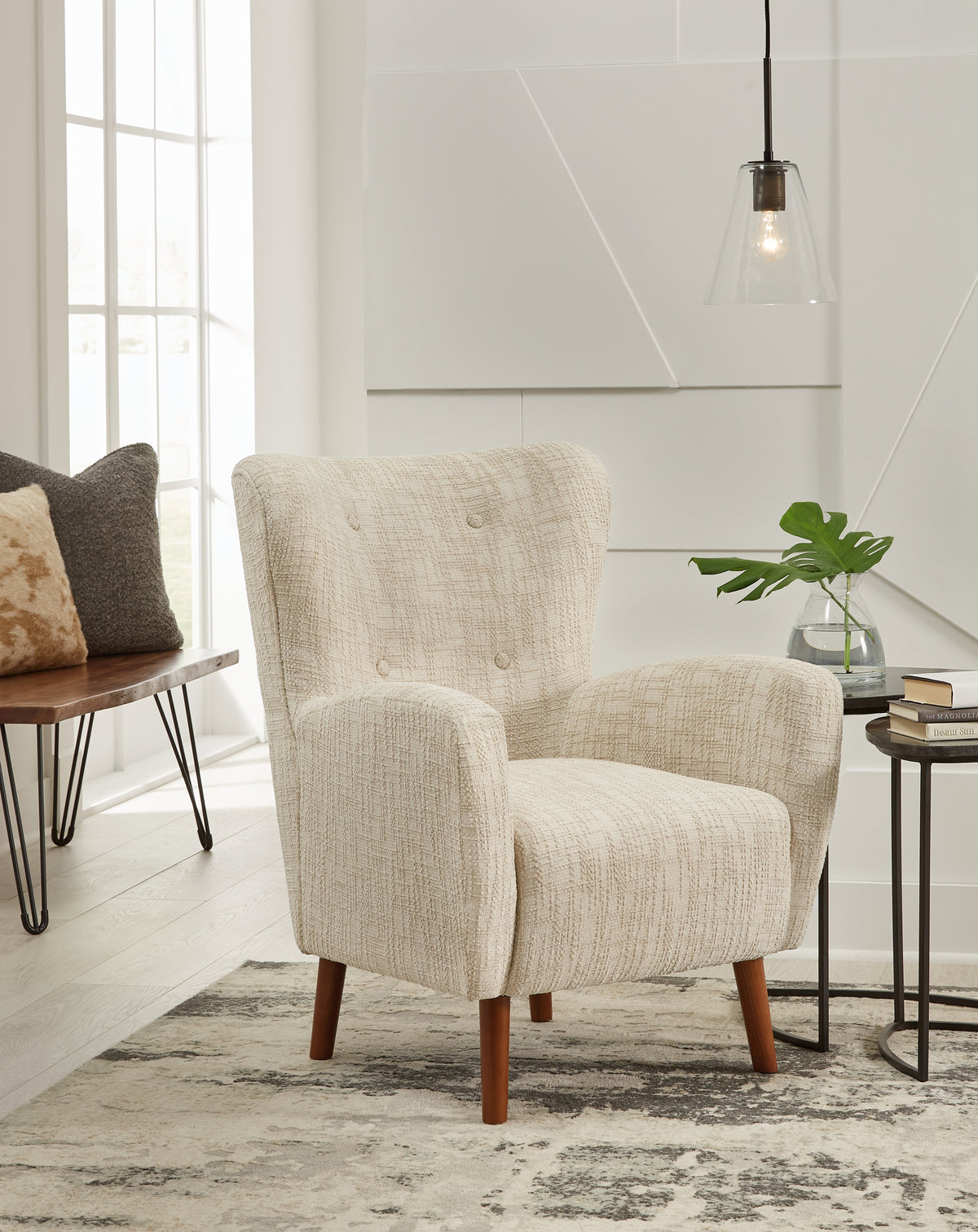 Sectionals for Less - Ashley Furniture - Jemison Next-Gen Nuvella Accent Chair - Accent Chair / Dune - A3000638