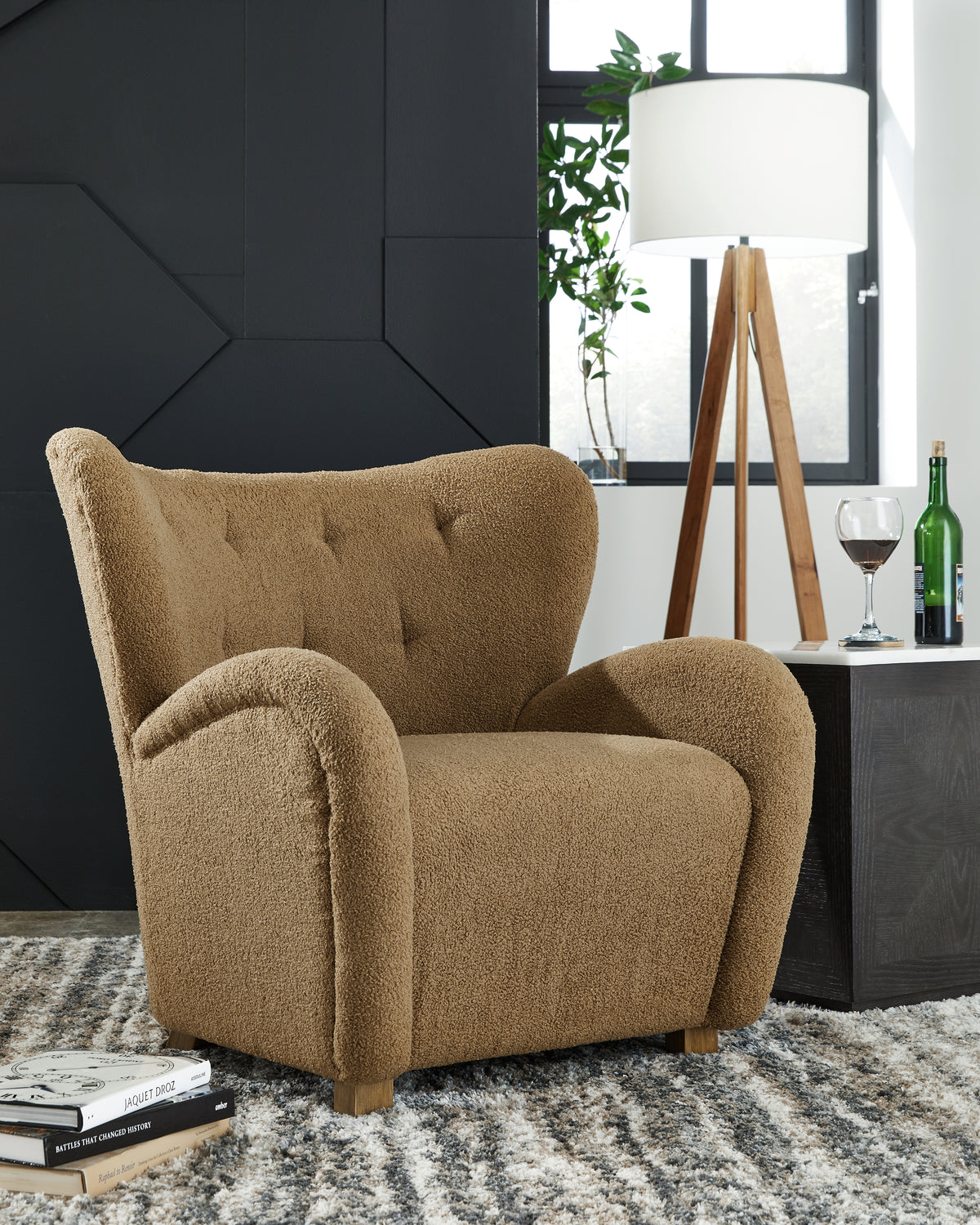 Sectionals for Less - Ashley Furniture - Larbell Accent Chair - Accent Chair / Ecru - A3000709