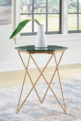 Sectionals for Less - Ashley Furniture - Engelton Accent Table - Accent Table / Green/Gold - A4000526
