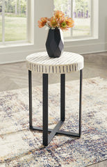 Sectionals for Less - Ashley Furniture - Crewridge Accent Table - Accent Table / Black/Cream - A4000530