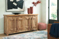 Sectionals for Less - Ashley Furniture - Dresor Accent Cabinet - Accent Cabinet / Natural - A4000578