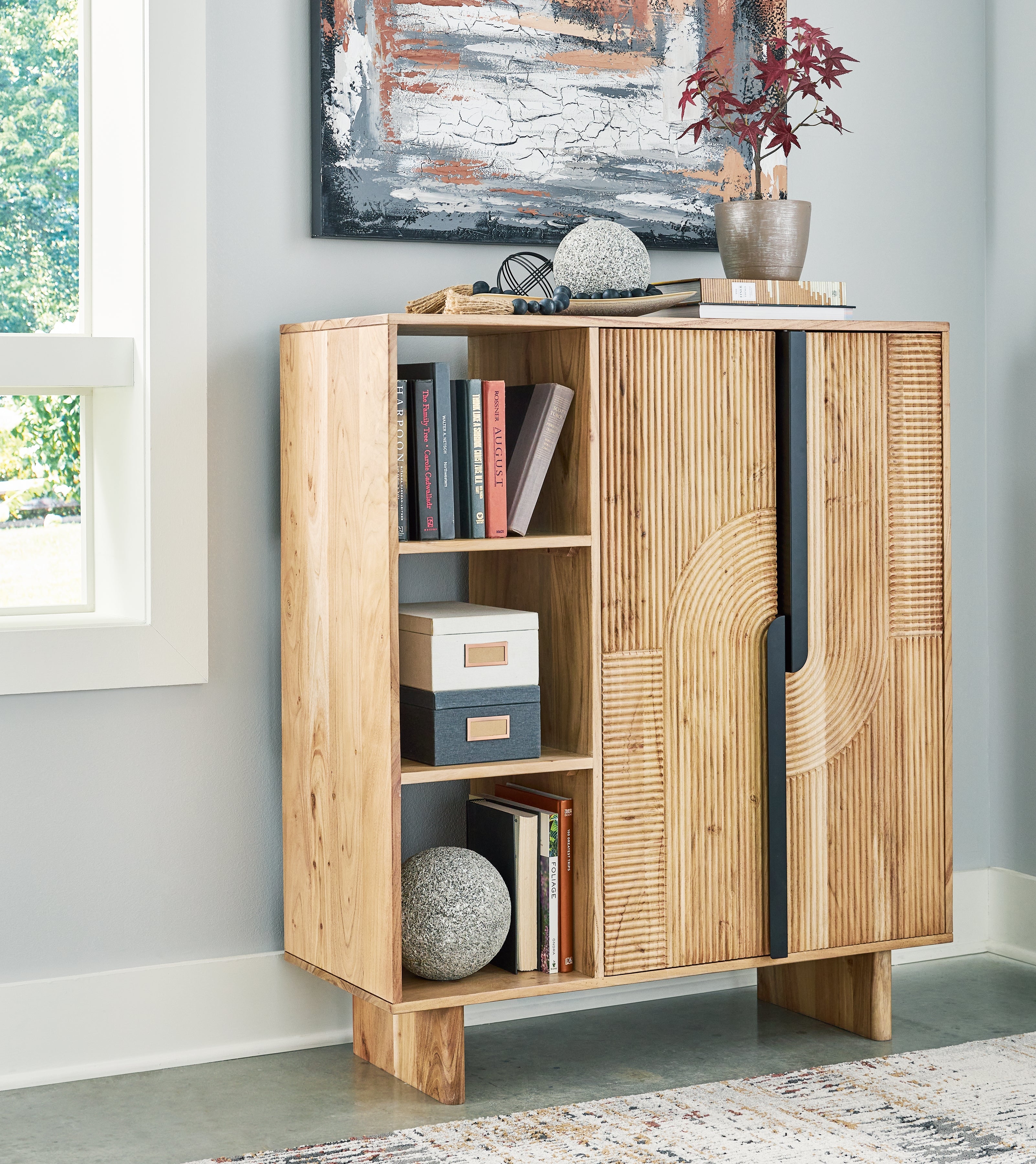 Sectionals for Less - Ashley Furniture - Kierwell Accent Cabinet - Accent Cabinet / Natural - A4000653