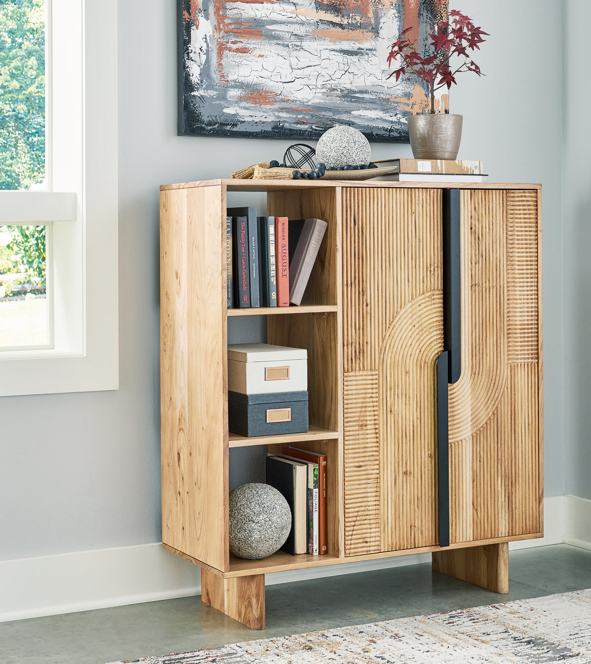Sectionals for Less - Ashley Furniture - Kierwell Accent Cabinet - Accent Cabinet / Natural - A4000653