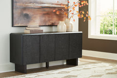 Sectionals for Less - Ashley Furniture - Farrelmore Accent Cabinet - Accent Cabinet / Black - A4000659