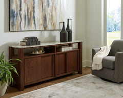 Sectionals for Less - Ashley Furniture - Tobinville Accent Cabinet - Accent Cabinet / Dark Brown - A4000673