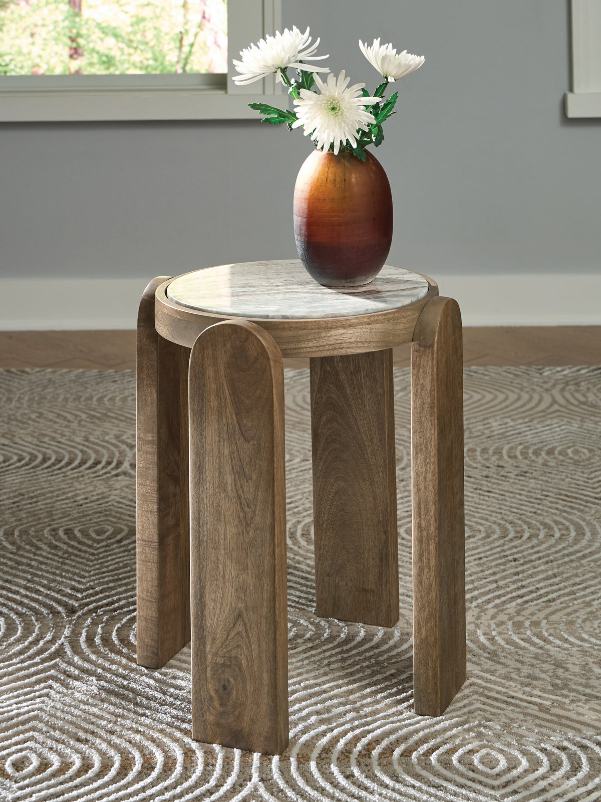 Sectionals for Less - Ashley Furniture - Gavrilley Accent Table - Accent Table / Gray/White/Brown - A4000722