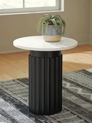 Sectionals for Less - Ashley Furniture - Wainstone Accent Table - Accent Table / Black/White - A4000724