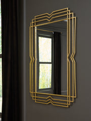 Sectionals for Less - Ashley Furniture - Claybrook Mirror - Accent Mirror / Gold Finish - A8010349