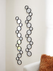 Sectionals for Less - Ashley Furniture - Vinler Mirror - Accent Mirror Set (Set of 2) / Black - A8010353