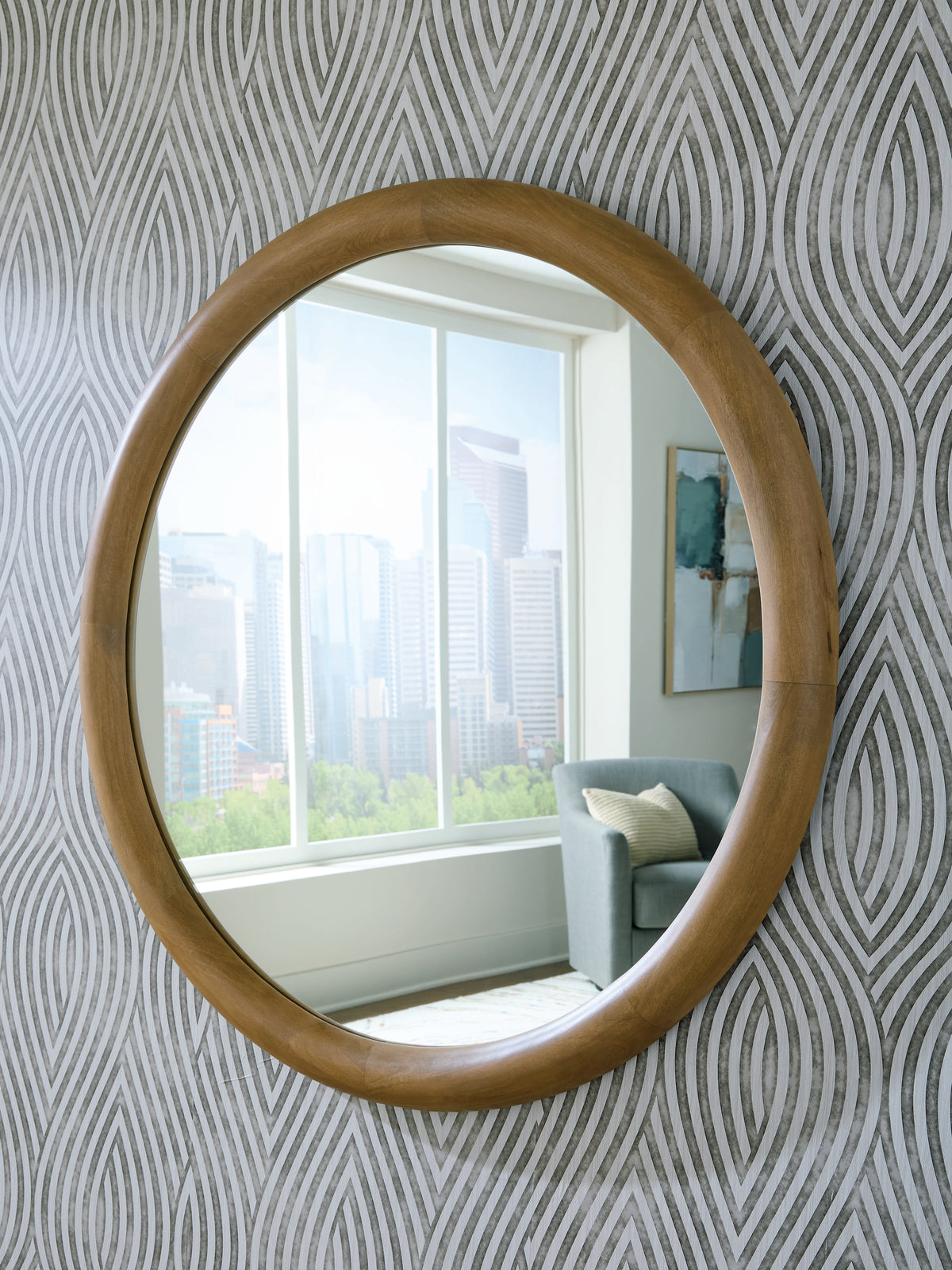 Sectionals for Less - Ashley Furniture - Yadiel Mirror - Accent Mirror / Brown - A8010426