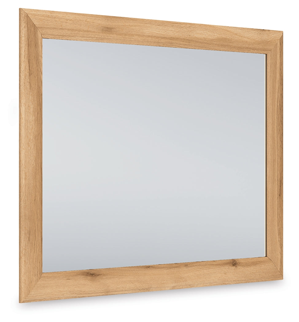 Sectionals for Less - Ashley Furniture - Aleaport Bedroom - Bedroom Mirror / Warm Brown - PCB1075-36