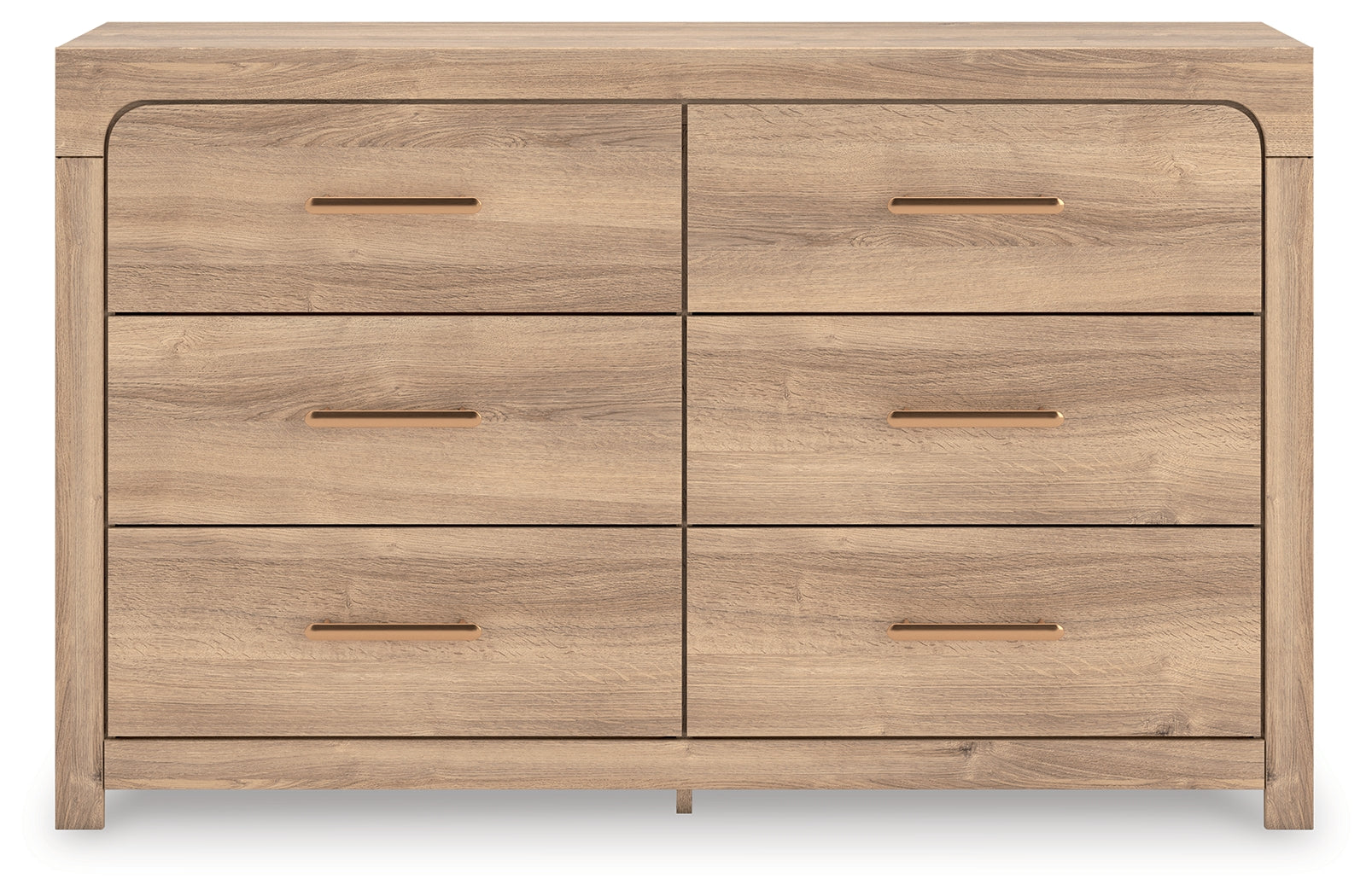 Sectionals for Less - Ashley Furniture - Kinlanni Bedroom - Six Drawer Dresser / Tan - PCB1360-31